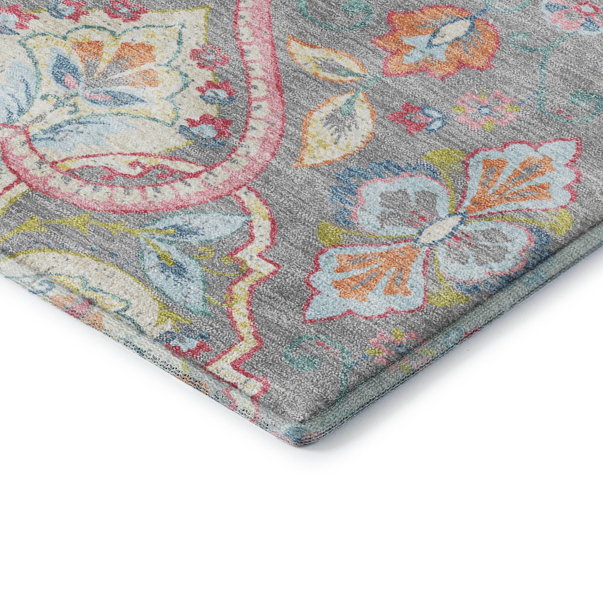 Sintra Machine Washable Transitional Gray Rug 1'8" x 2'6" #shape_Rectangle