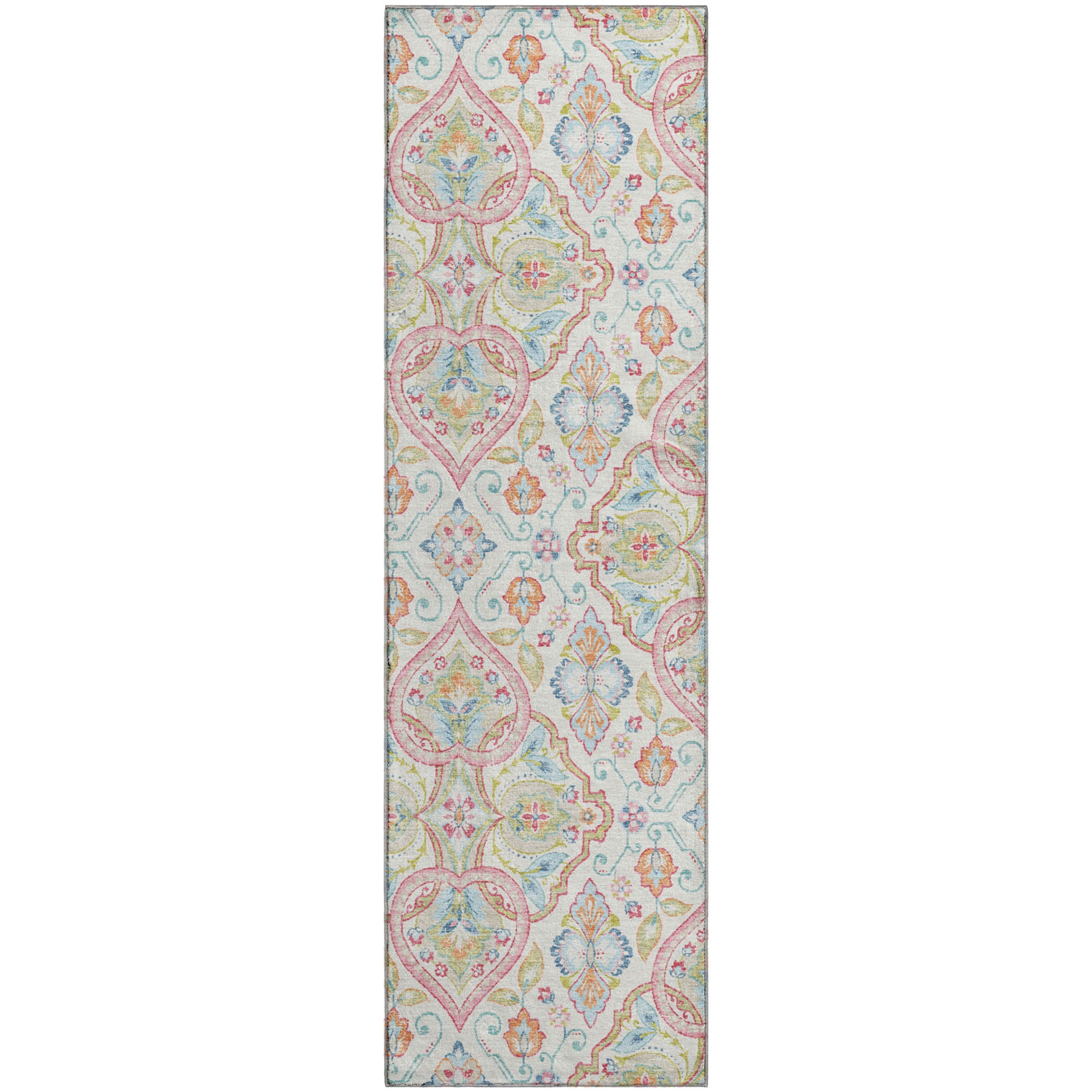 Sintra Machine Washable Transitional Ivory Rug 2'3" x 7'6" #shape_Runner