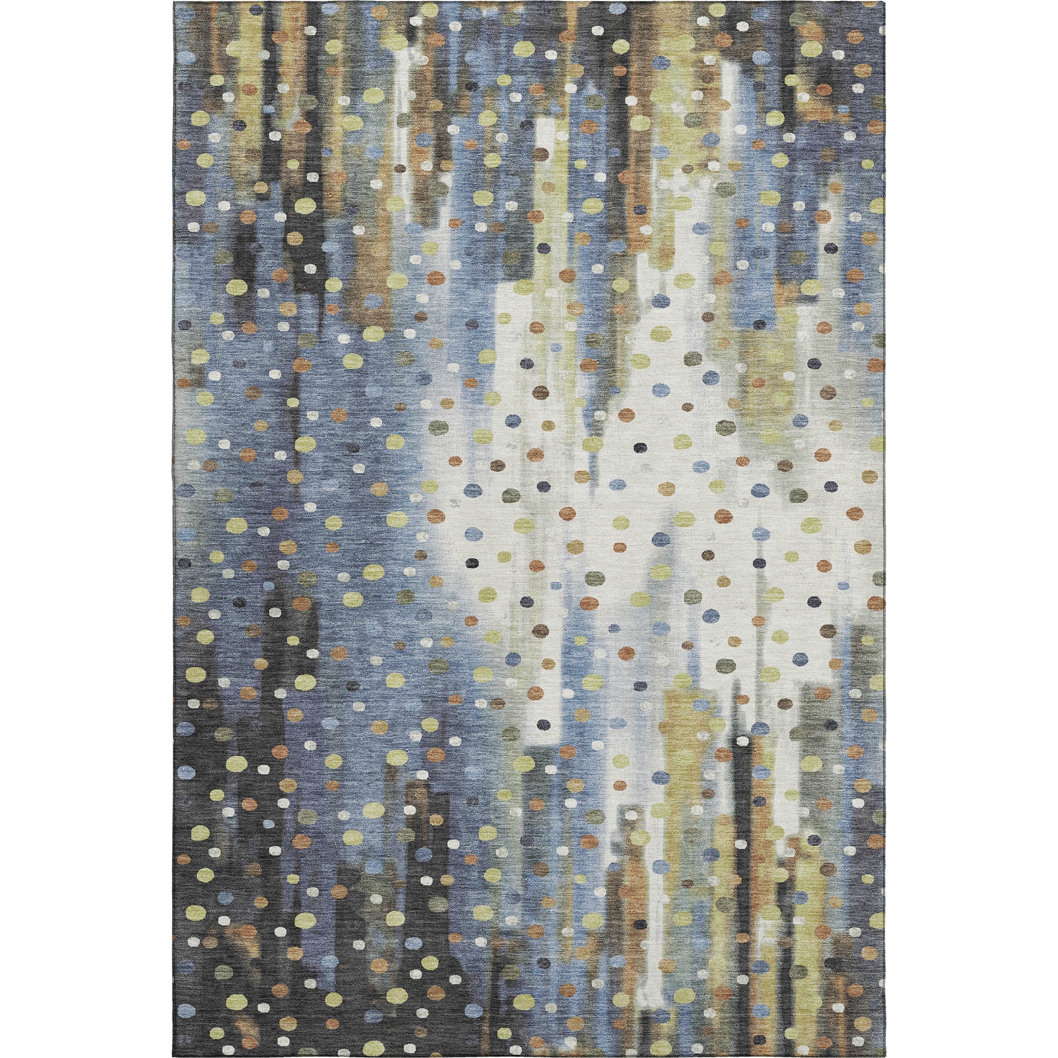 Seville Machine Washable Transitional Denim Blue Rug 2'6" x 3'10" #shape_Rectangle