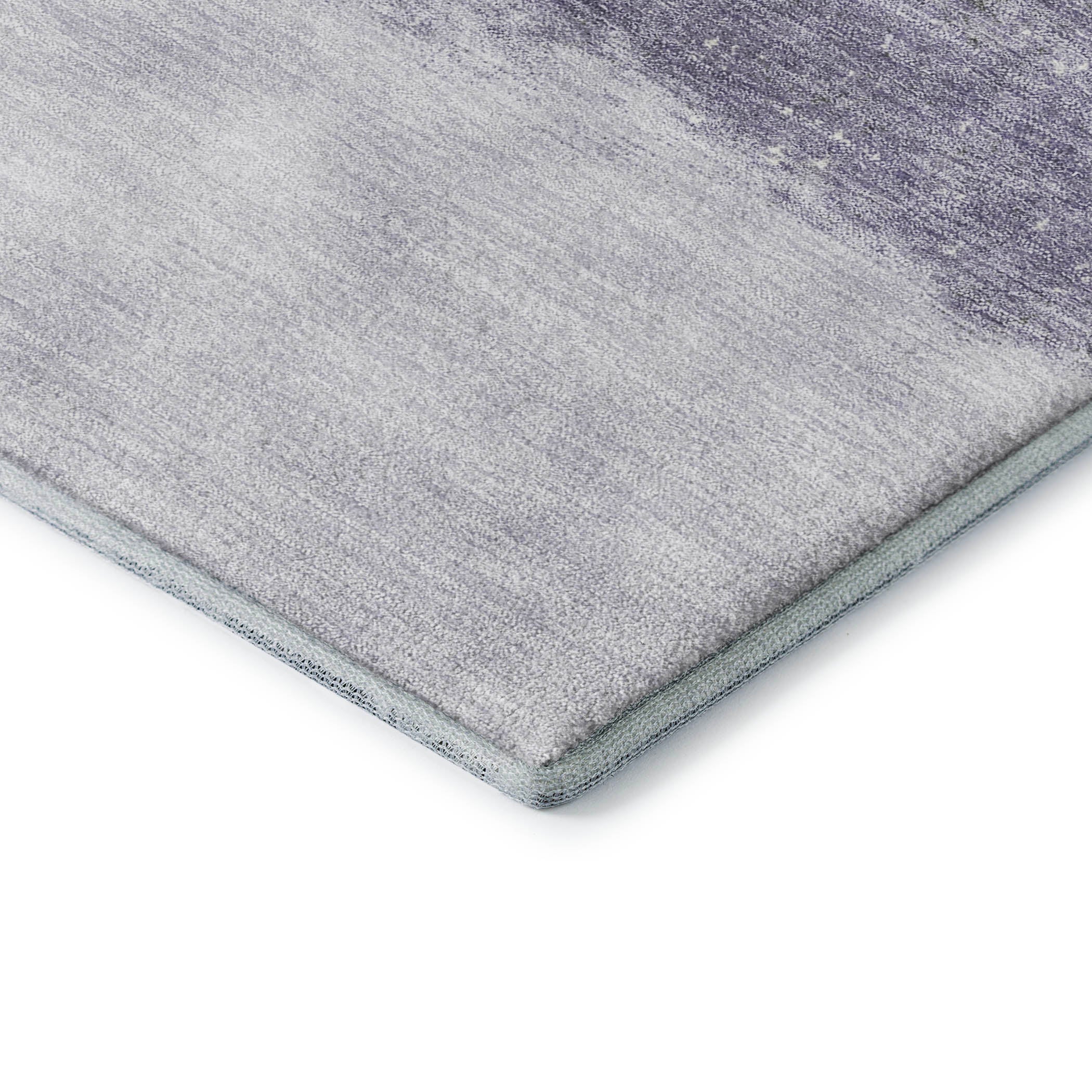 Luang Prabang Machine Washable Transitional Lavender Purple Rug 1'8" x 2'6" #shape_Rectangle
