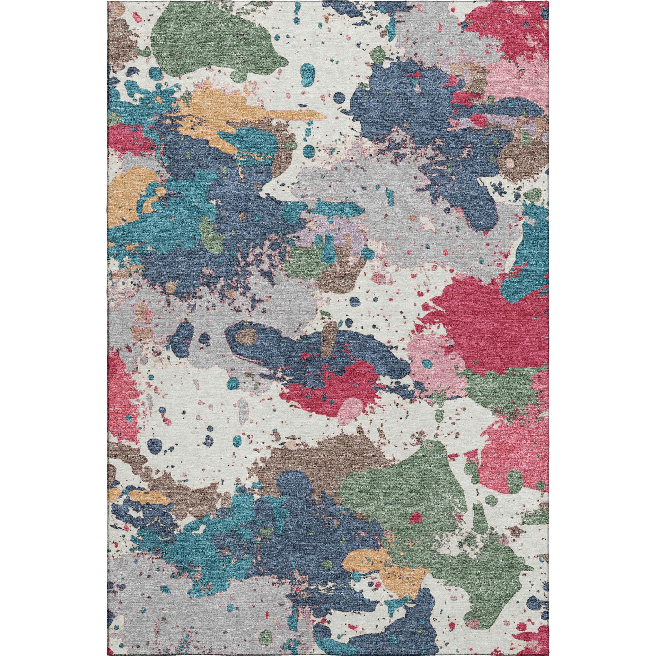 Marrakech Machine Washable Transitional Ivory Rug 2'6" x 3'10" #shape_Rectangle