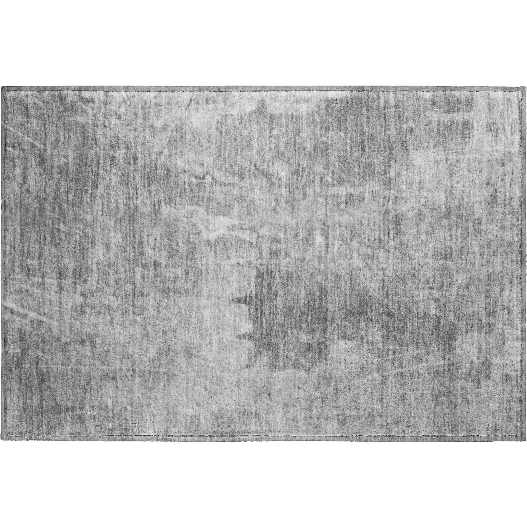 Oaxaca Machine Washable Transitional Gray Rug 1'8" x 2'6" #shape_Rectangle