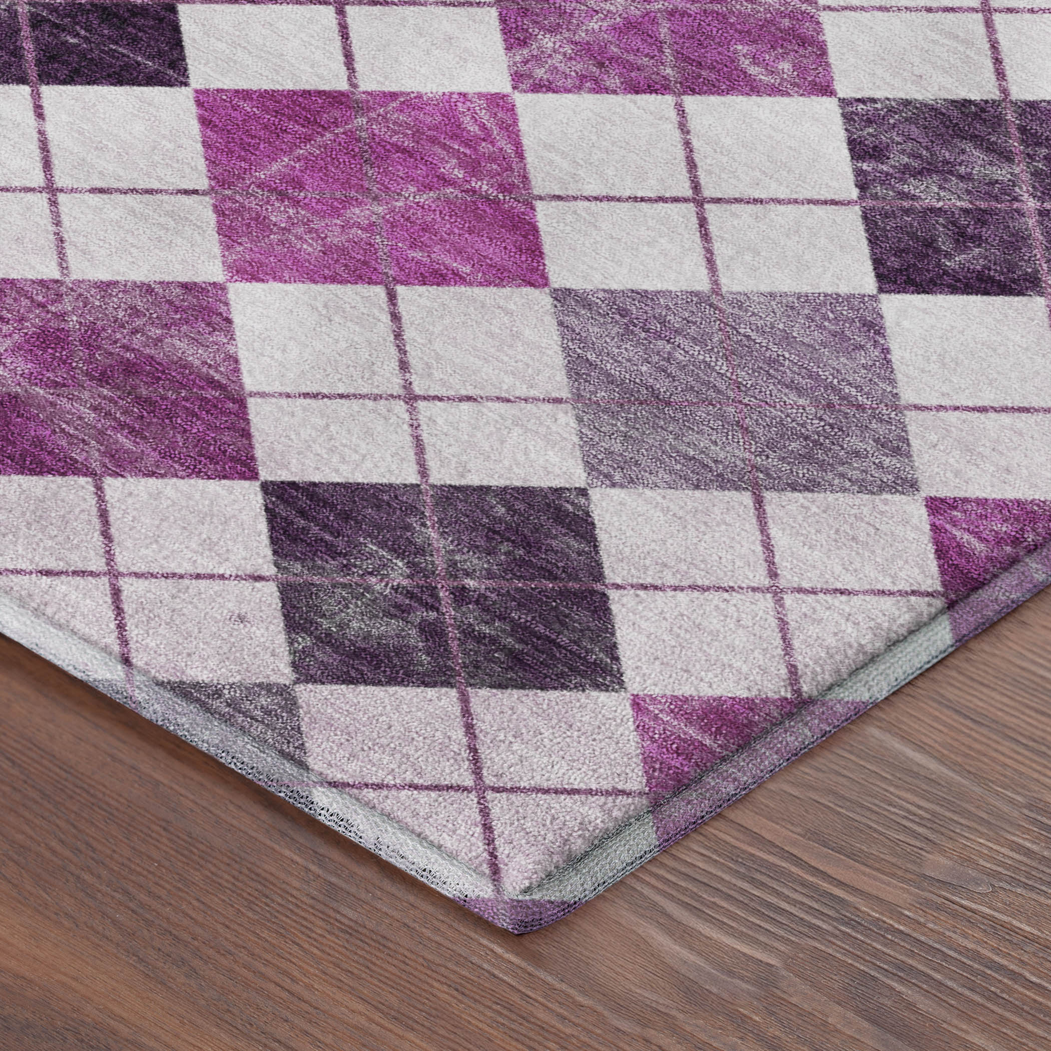 Marrakech Machine Washable Transitional Blush Pink Rug 1'8" x 2'6" #shape_Rectangle