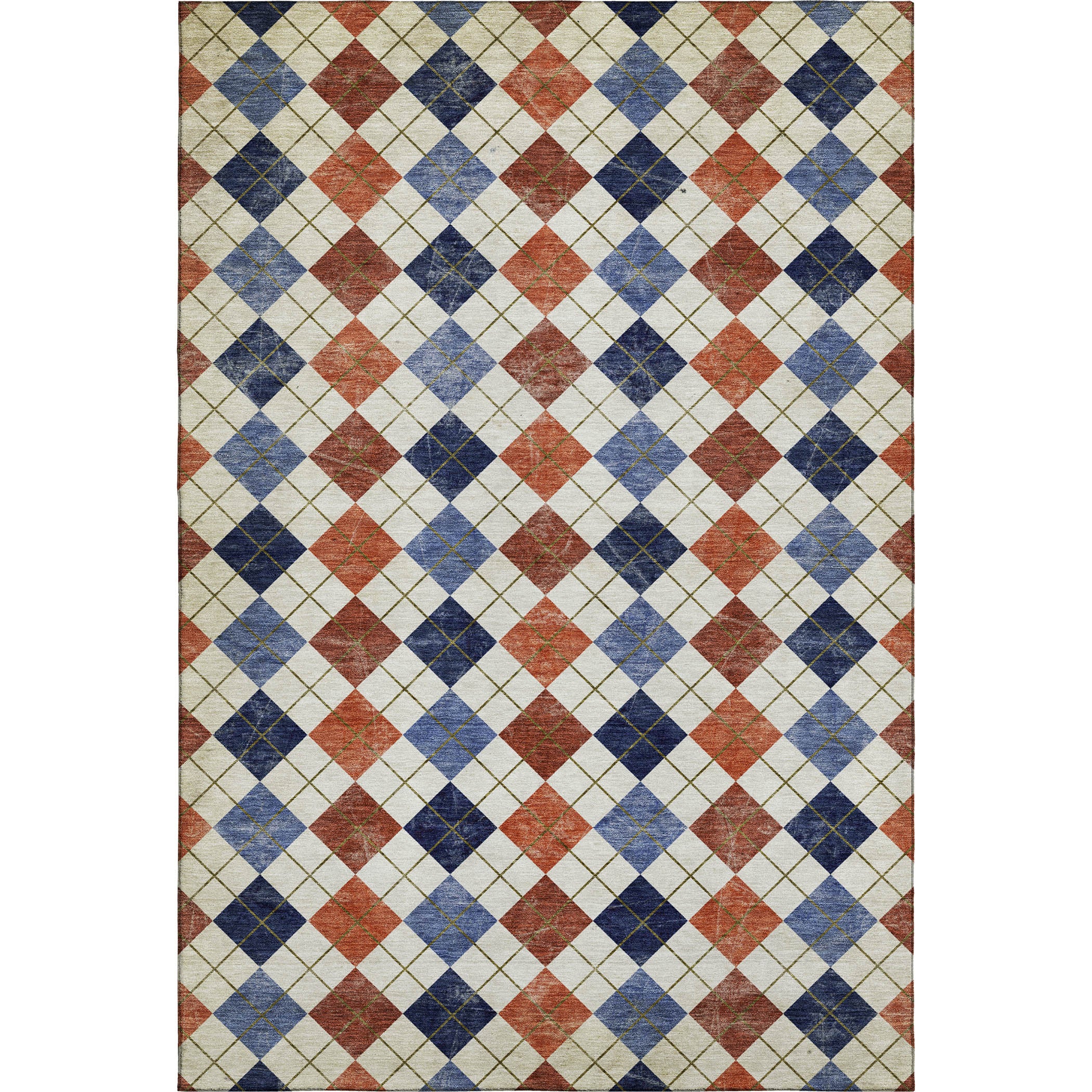 Marrakech Machine Washable Transitional Orange Rug 2'6" x 3'10" #shape_Rectangle