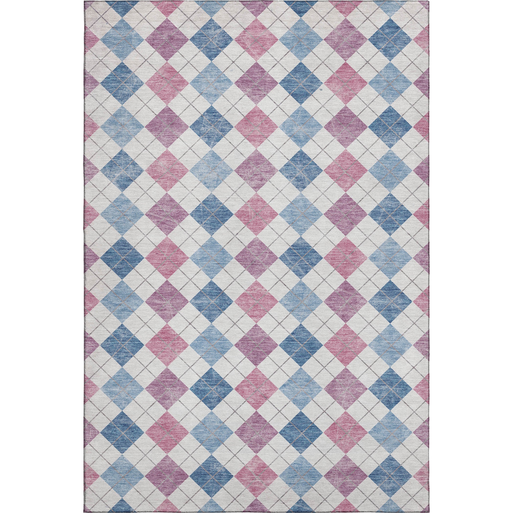 Antigua Machine Washable Transitional Blue Rug 2'6" x 3'10" #shape_Rectangle
