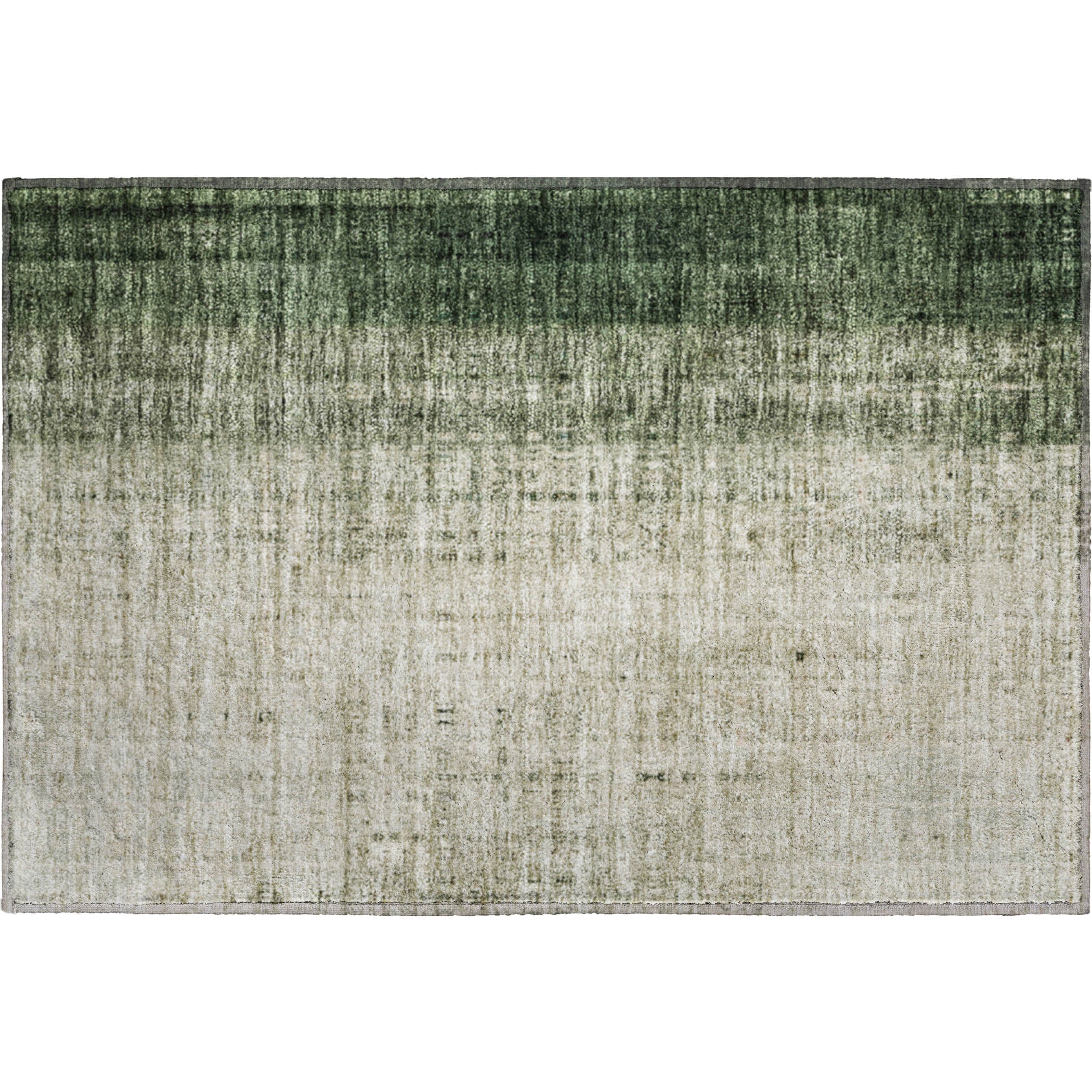 Salzburg Machine Washable Transitional Aloe Green Rug 1'8" x 2'6" #shape_Rectangle