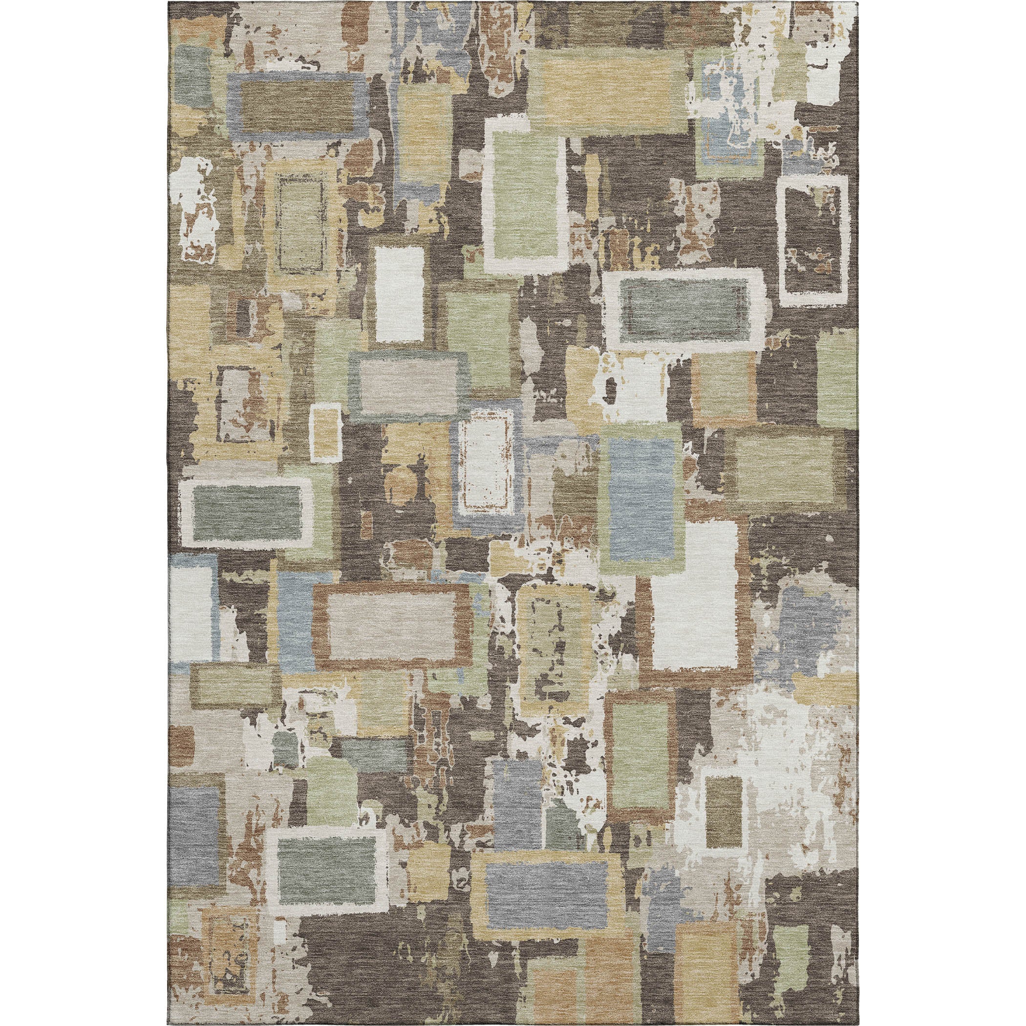 Dubrovnik Machine Washable Transitional Brown Rug 2'6" x 3'10" #shape_Rectangle