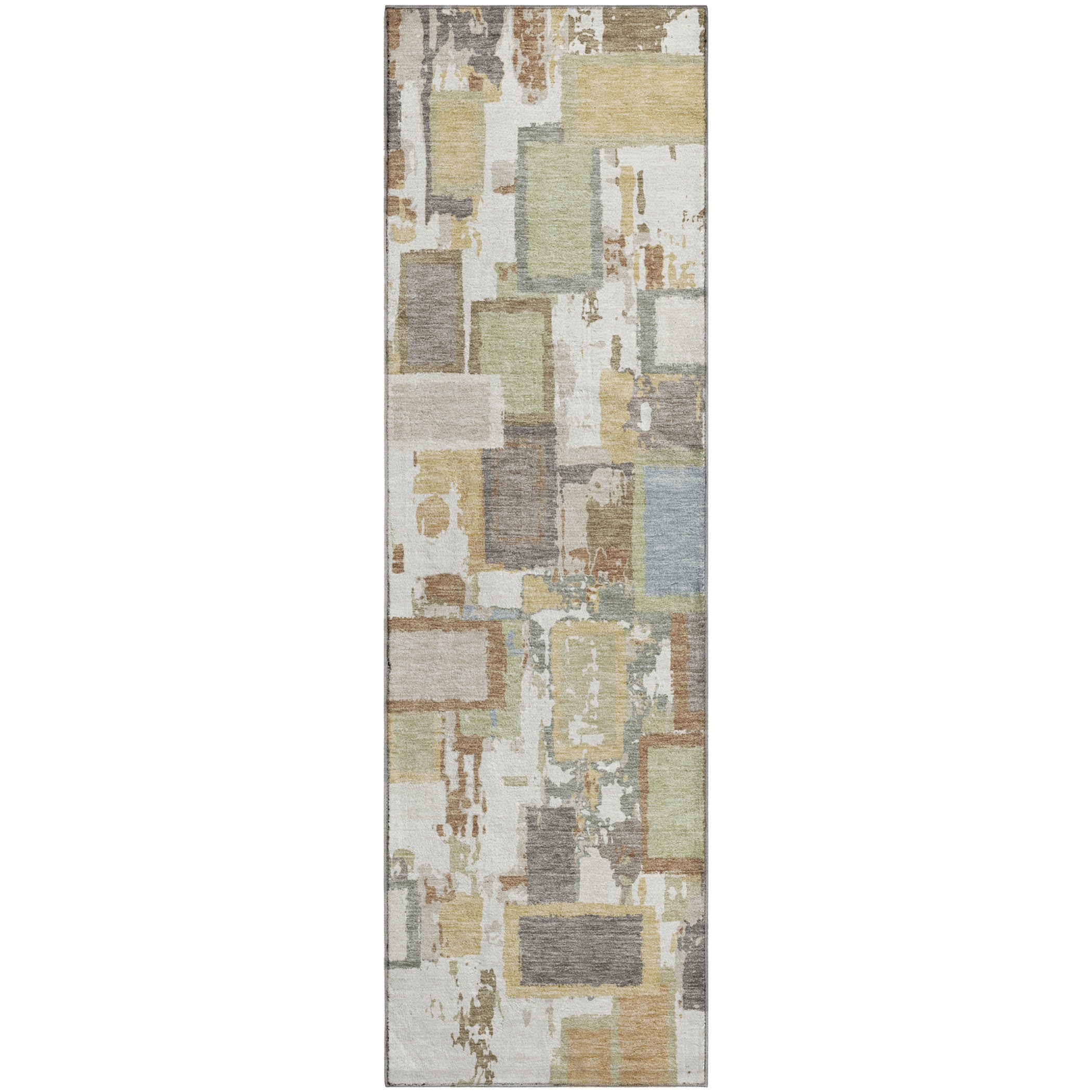 Dubrovnik Machine Washable Transitional Ivory Rug 2'3" x 7'6" #shape_Runner