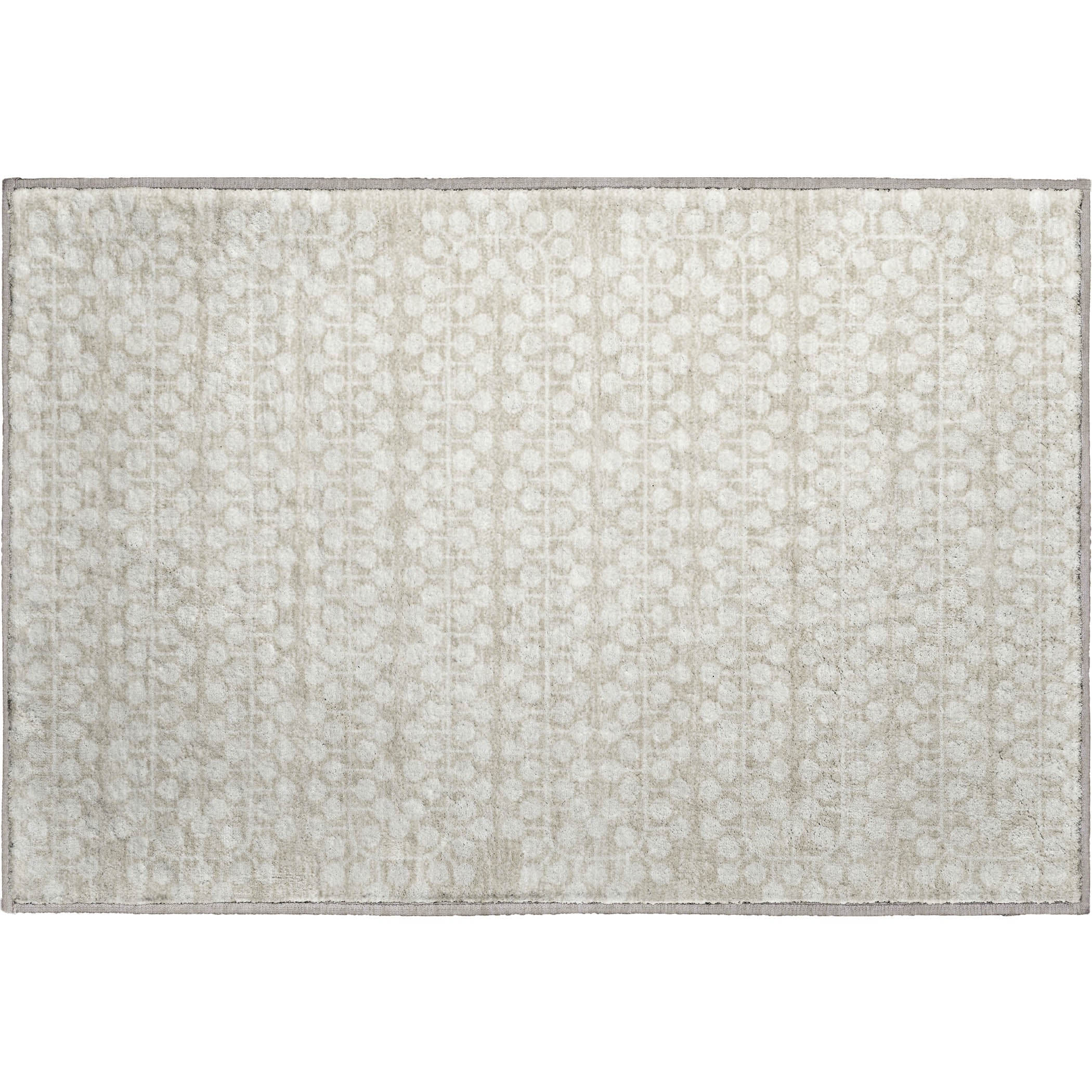Bergen Machine Washable Transitional Beige Brown Rug 1'8" x 2'6" #shape_Rectangle