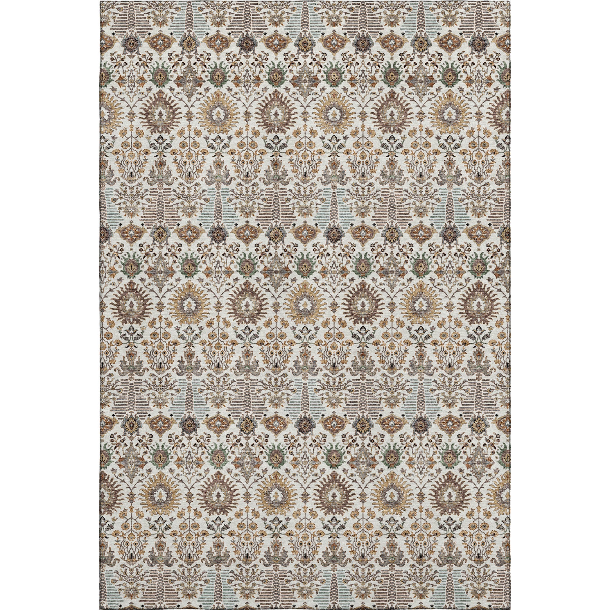 Sintra Machine Washable Traditional Ivory Rug 2'6" x 3'10" #shape_Rectangle