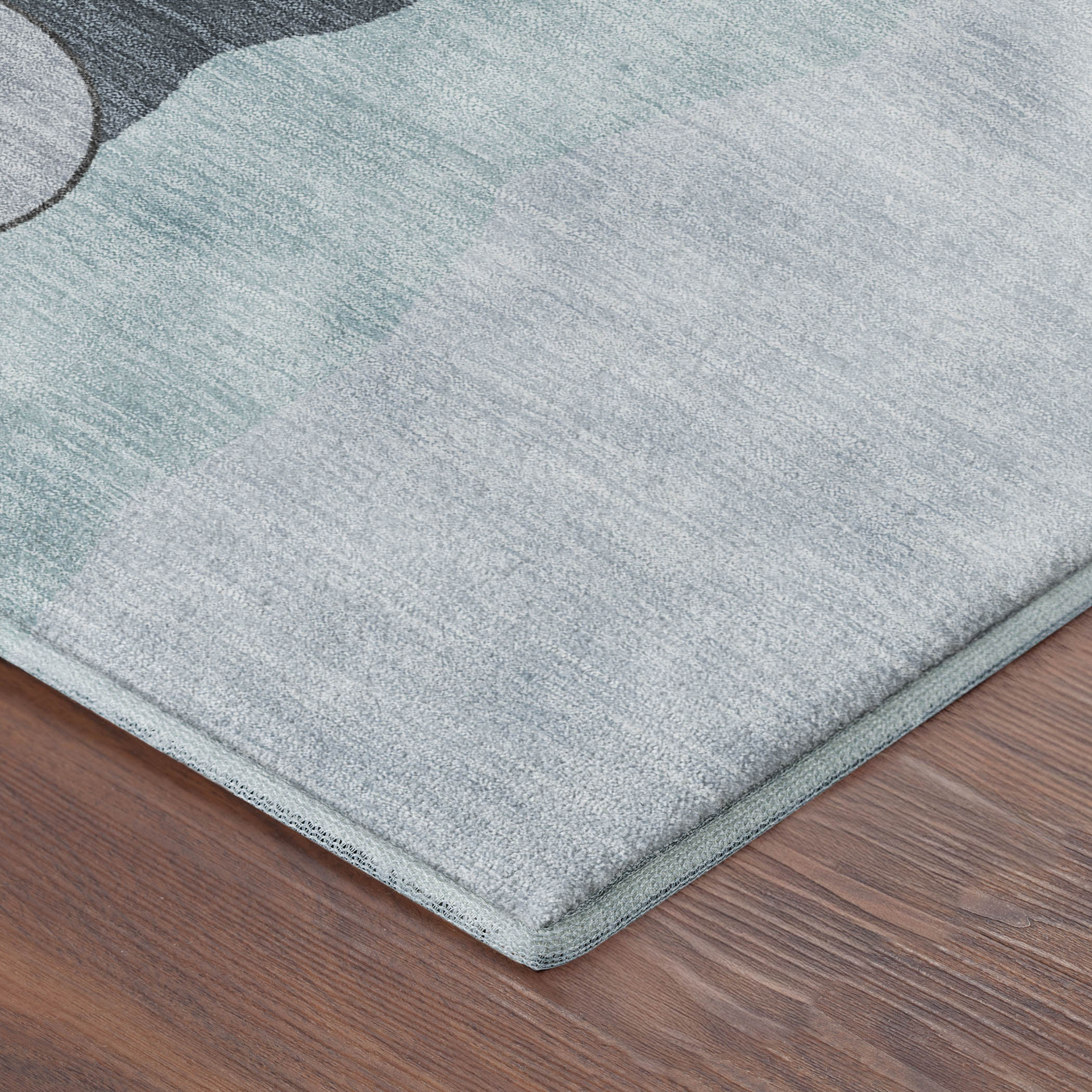 Vienna Machine Washable Transitional Blue Rug 1'8" x 2'6" #shape_Rectangle