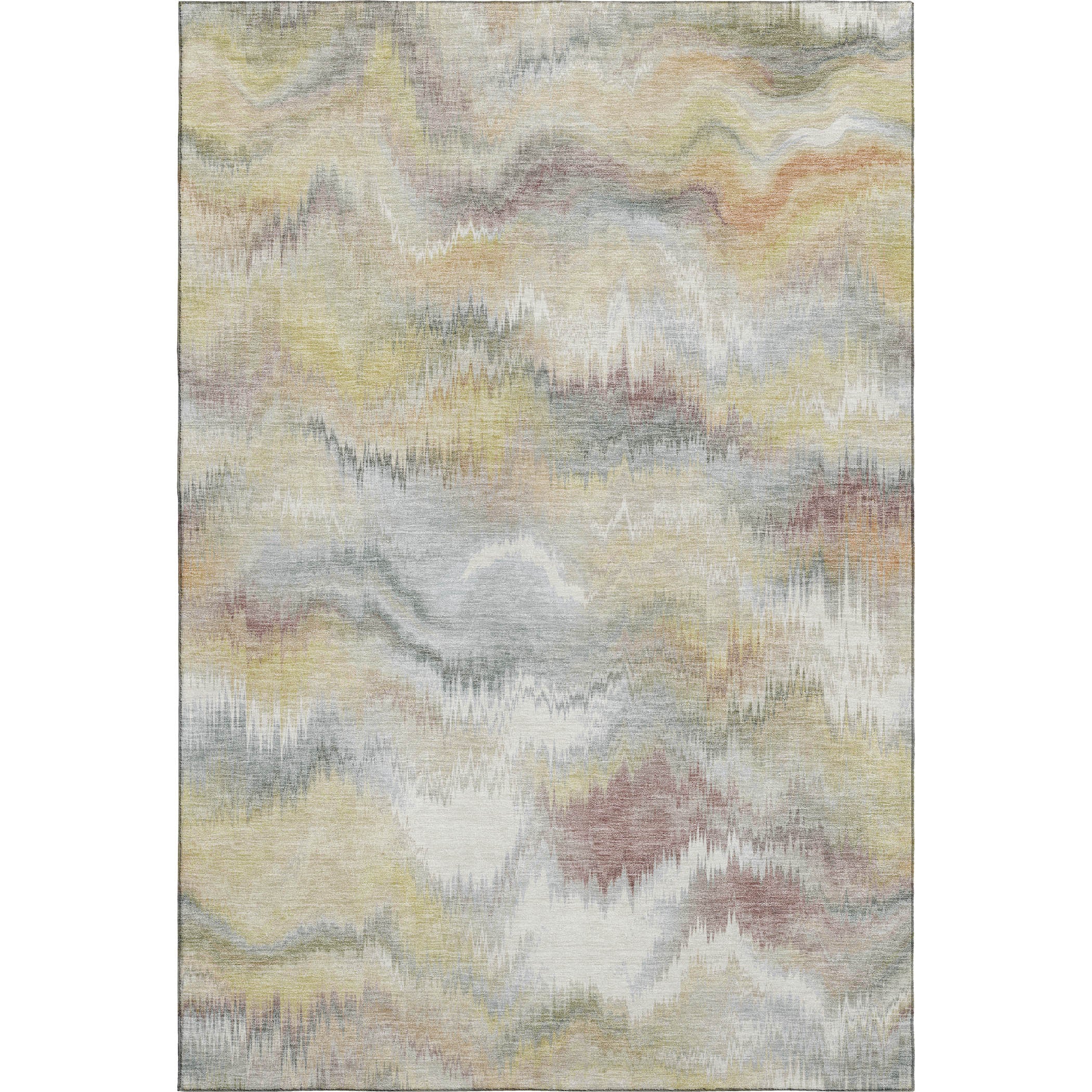 Sintra Machine Washable Transitional Beige Brown Rug 2'6" x 3'10" #shape_Rectangle