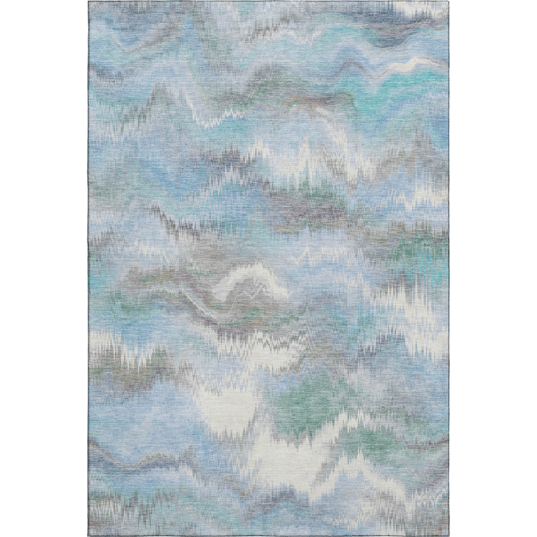 Sintra Machine Washable Transitional Denim Blue Rug 2'6" x 3'10" #shape_Rectangle