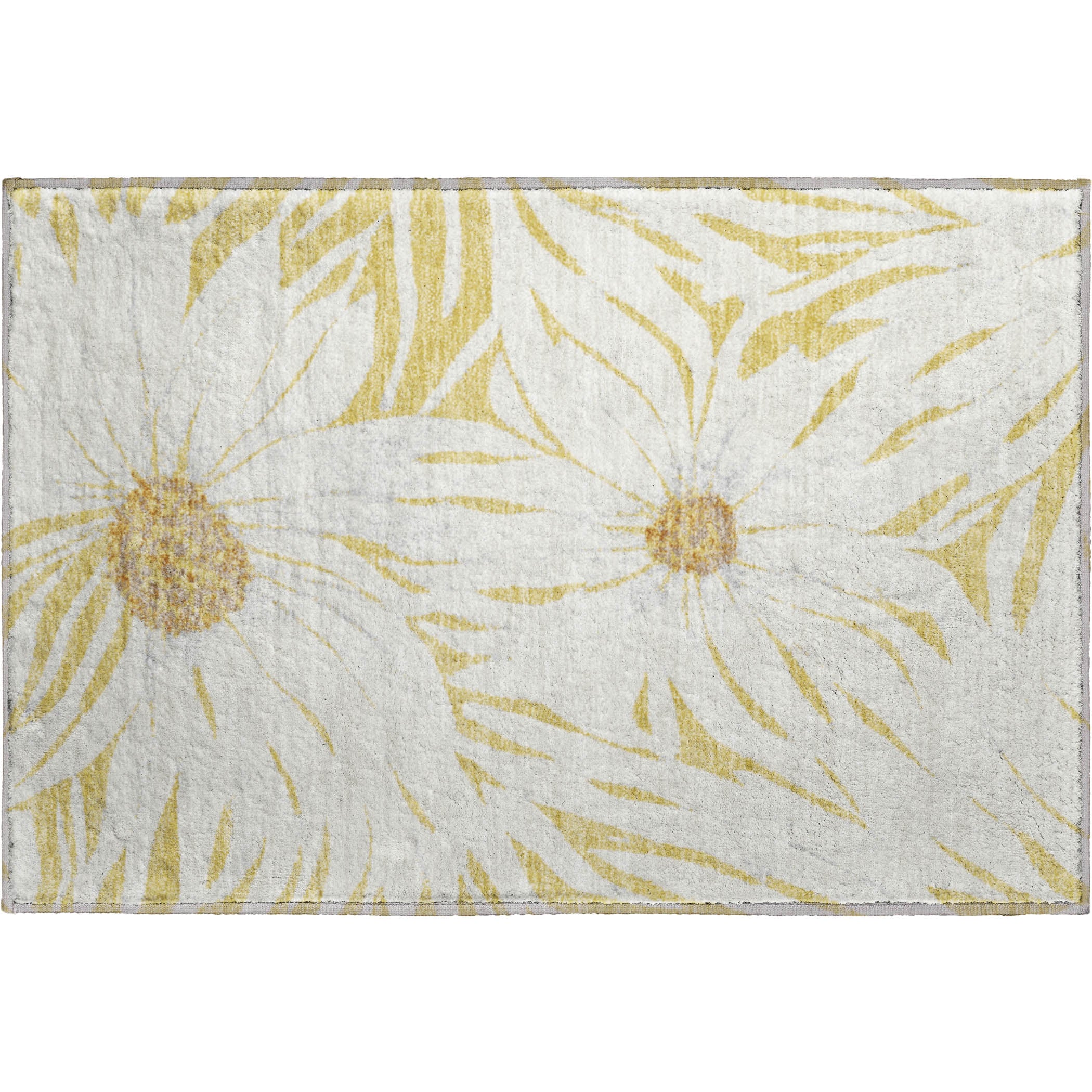 Salzburg Machine Washable Transitional Gold Rug 1'8" x 2'6" #shape_Rectangle