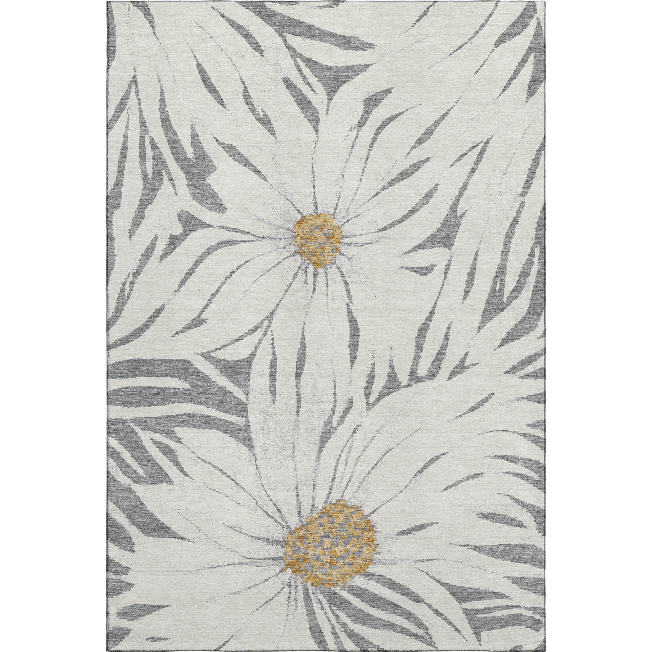 Salzburg Machine Washable Transitional Gray Rug 2'6" x 3'10" #shape_Rectangle