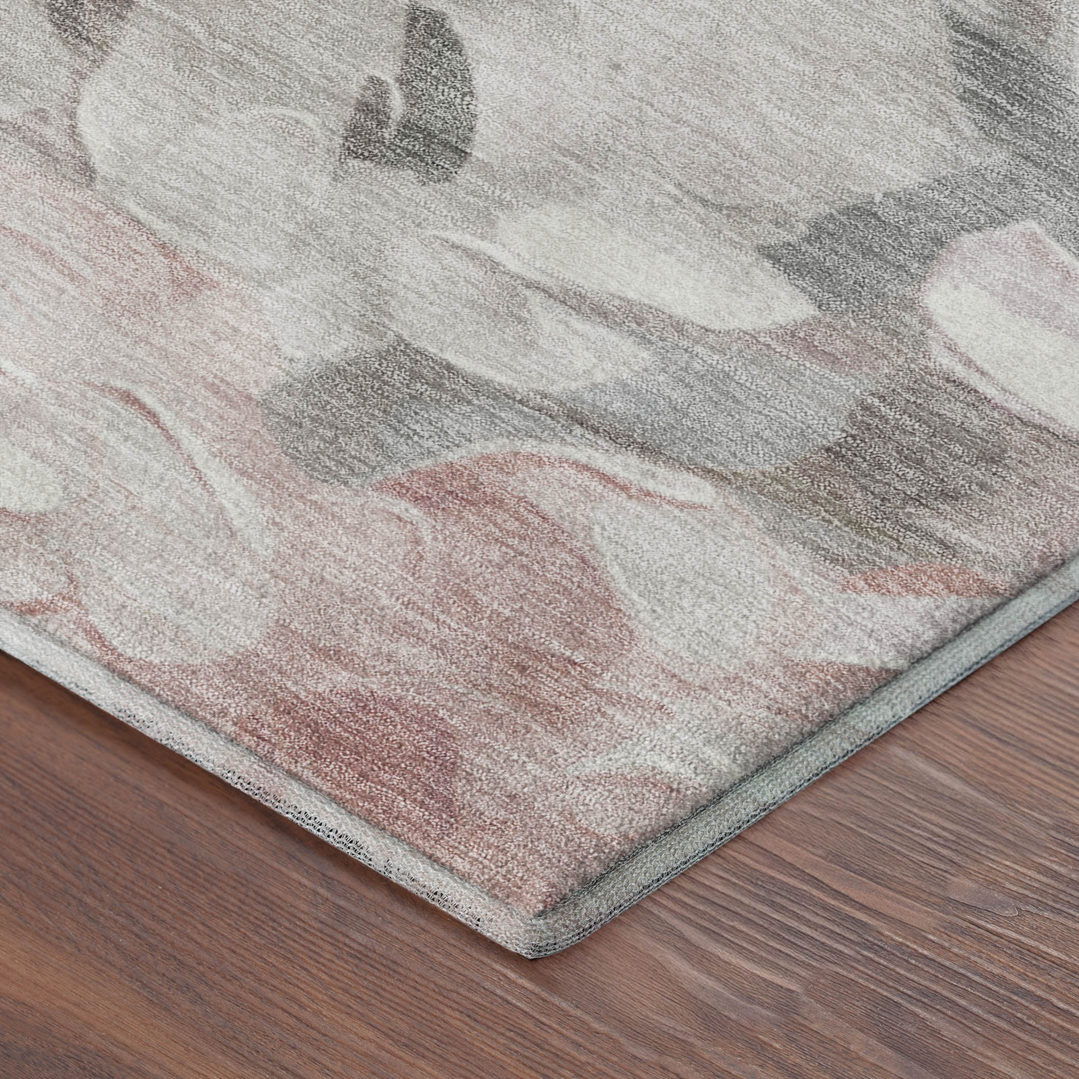 Kotor Machine Washable Transitional Beige Brown Rug 1'8" x 2'6" #shape_Rectangle