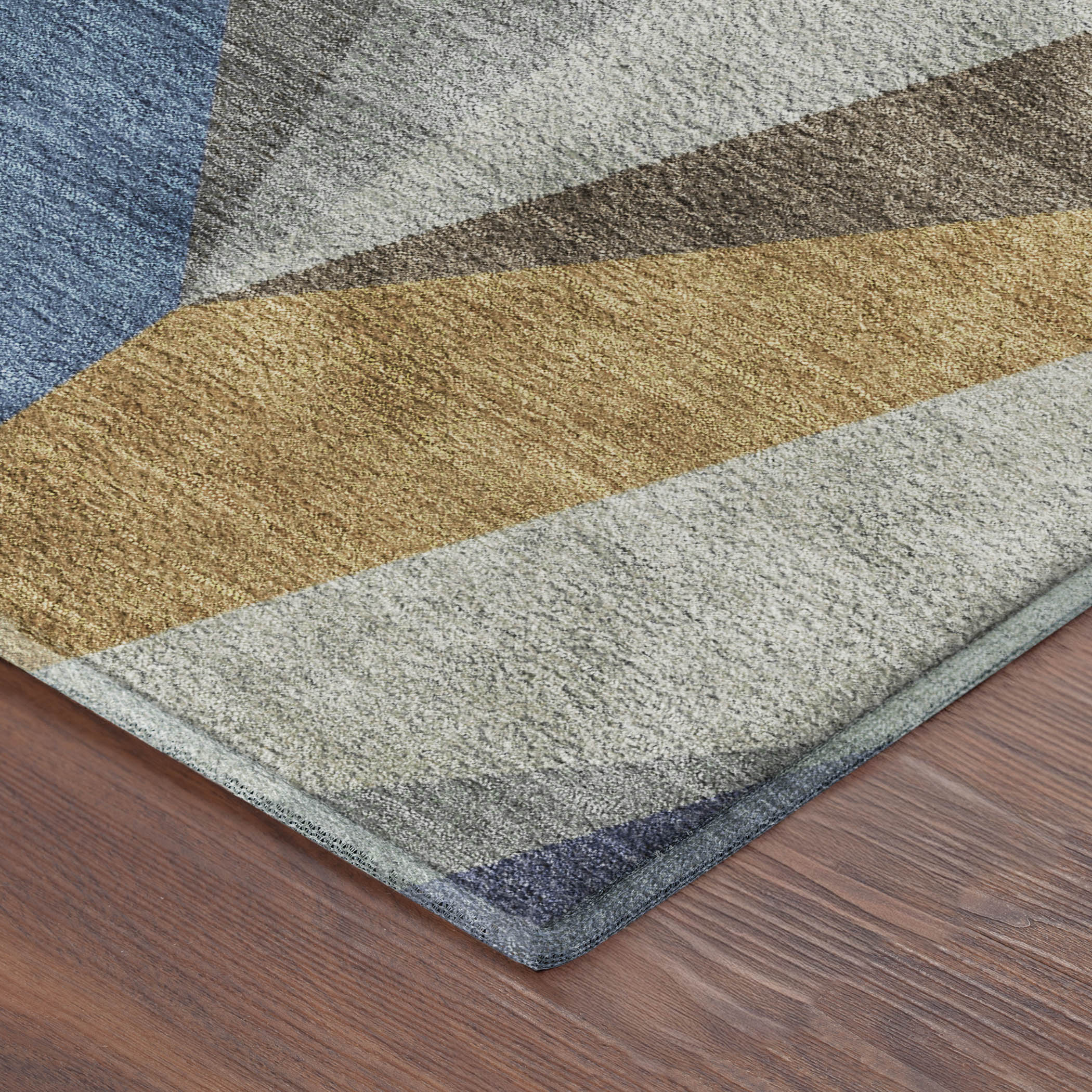 Tallinn Machine Washable Transitional Gold Rug 1'8" x 2'6" #shape_Rectangle