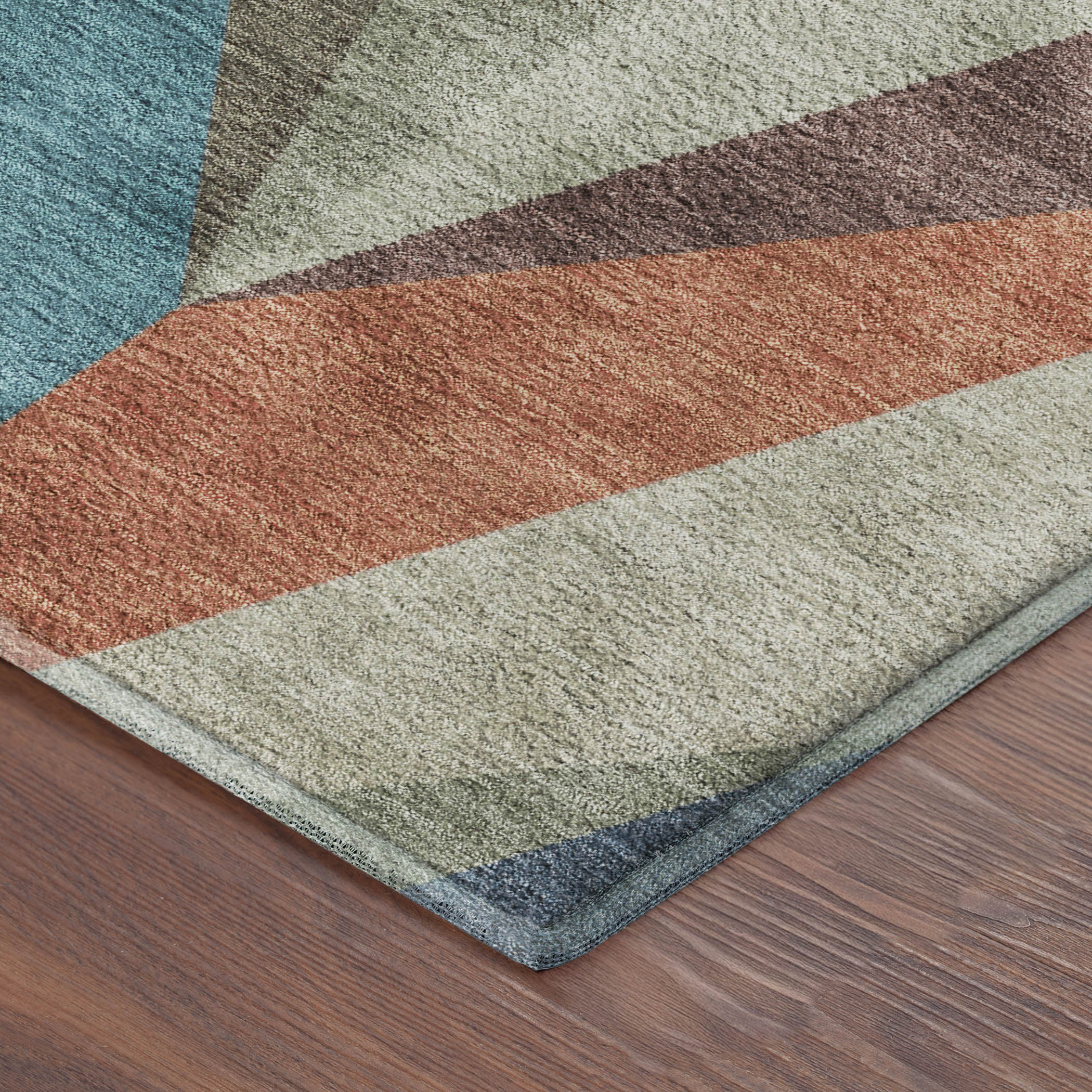 Tallinn Machine Washable Transitional Sage Green Rug 1'8" x 2'6" #shape_Rectangle