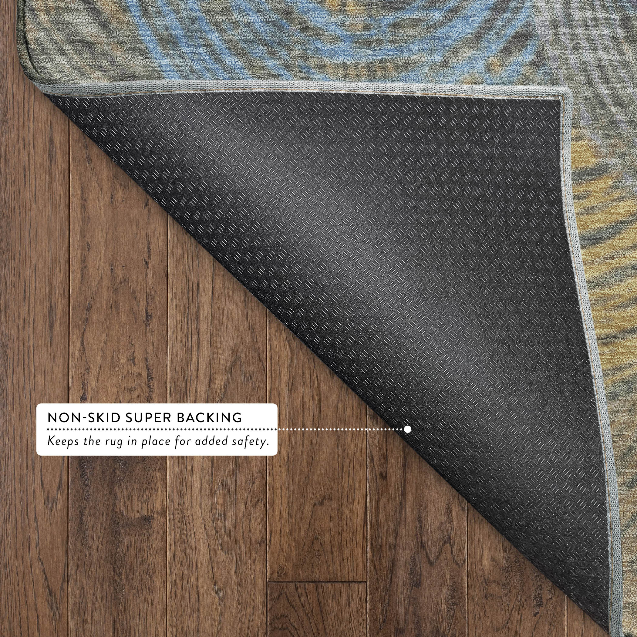 Sarajevo Machine Washable Transitional Beige Brown Rug 1'8" x 2'6" #shape_Rectangle