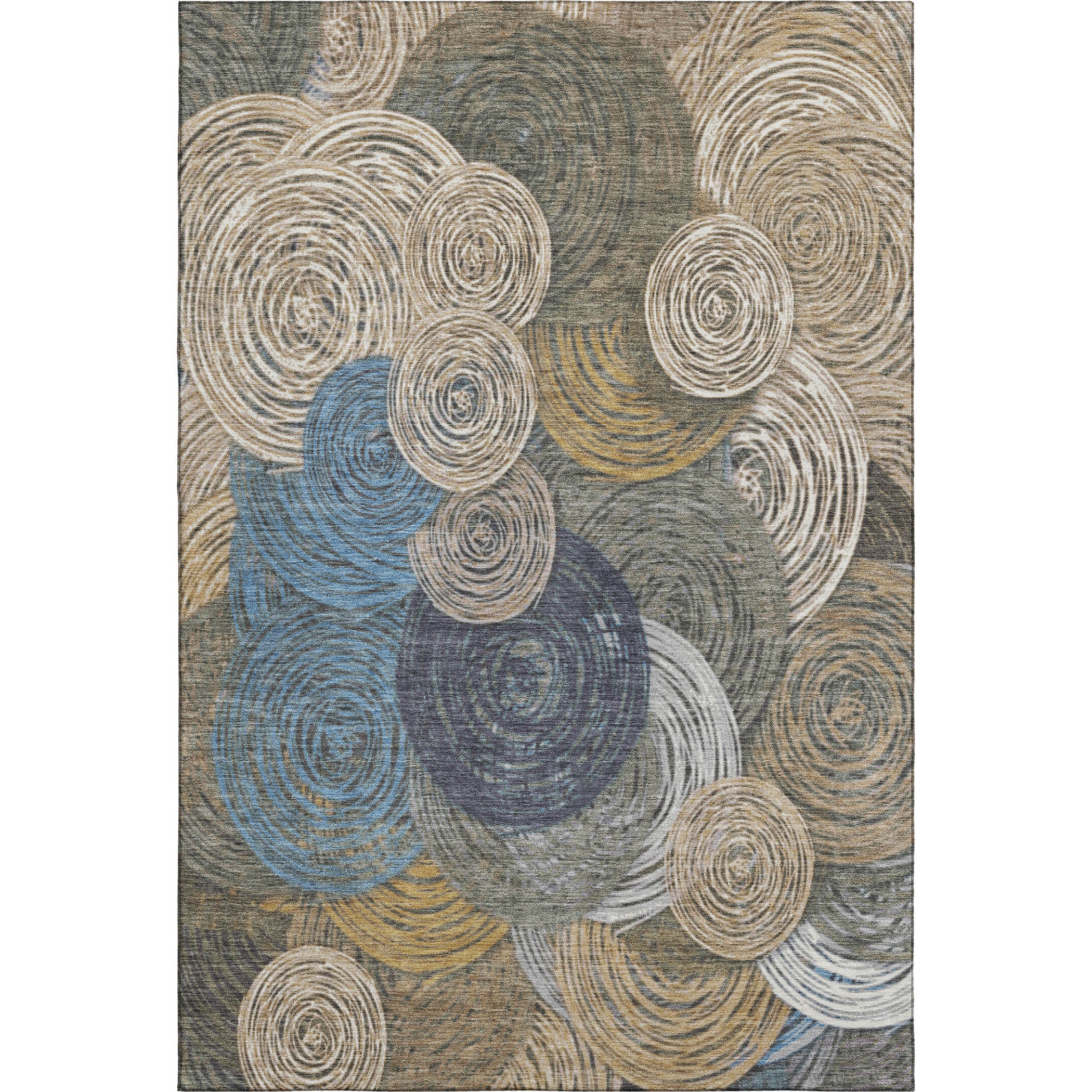 Sarajevo Machine Washable Transitional Beige Brown Rug 2'6" x 3'10" #shape_Rectangle