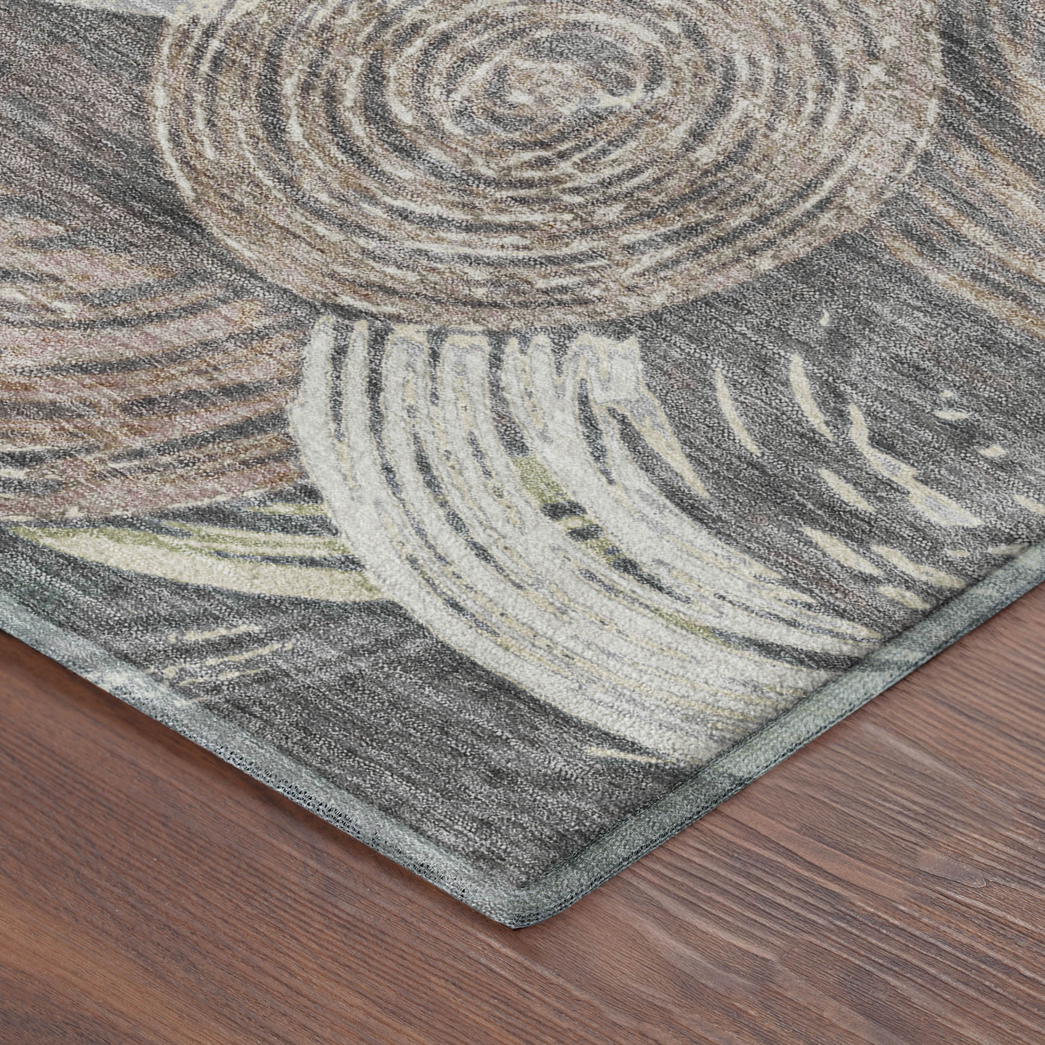 Sarajevo Machine Washable Transitional Brown Rug 1'8" x 2'6" #shape_Rectangle