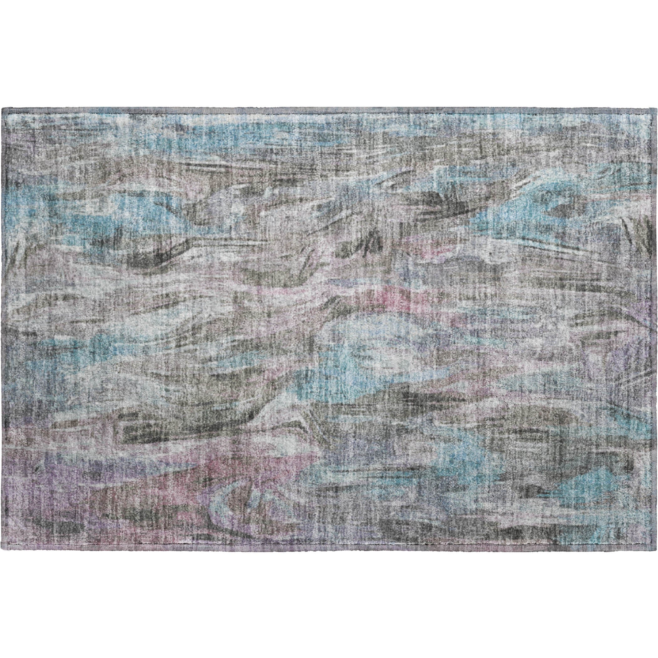 Lisbon Machine Washable Transitional Taupe Brown Rug 1'8" x 2'6" #shape_Rectangle
