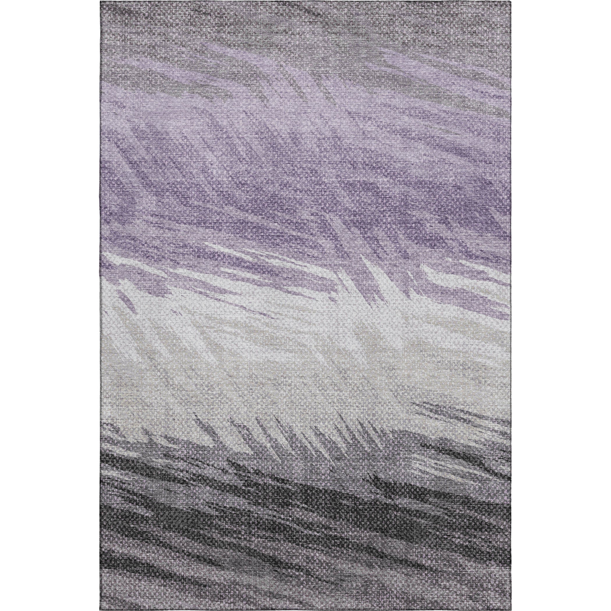 Bangkok Machine Washable Transitional Lavender Purple Rug 2'6" x 3'10" #shape_Rectangle