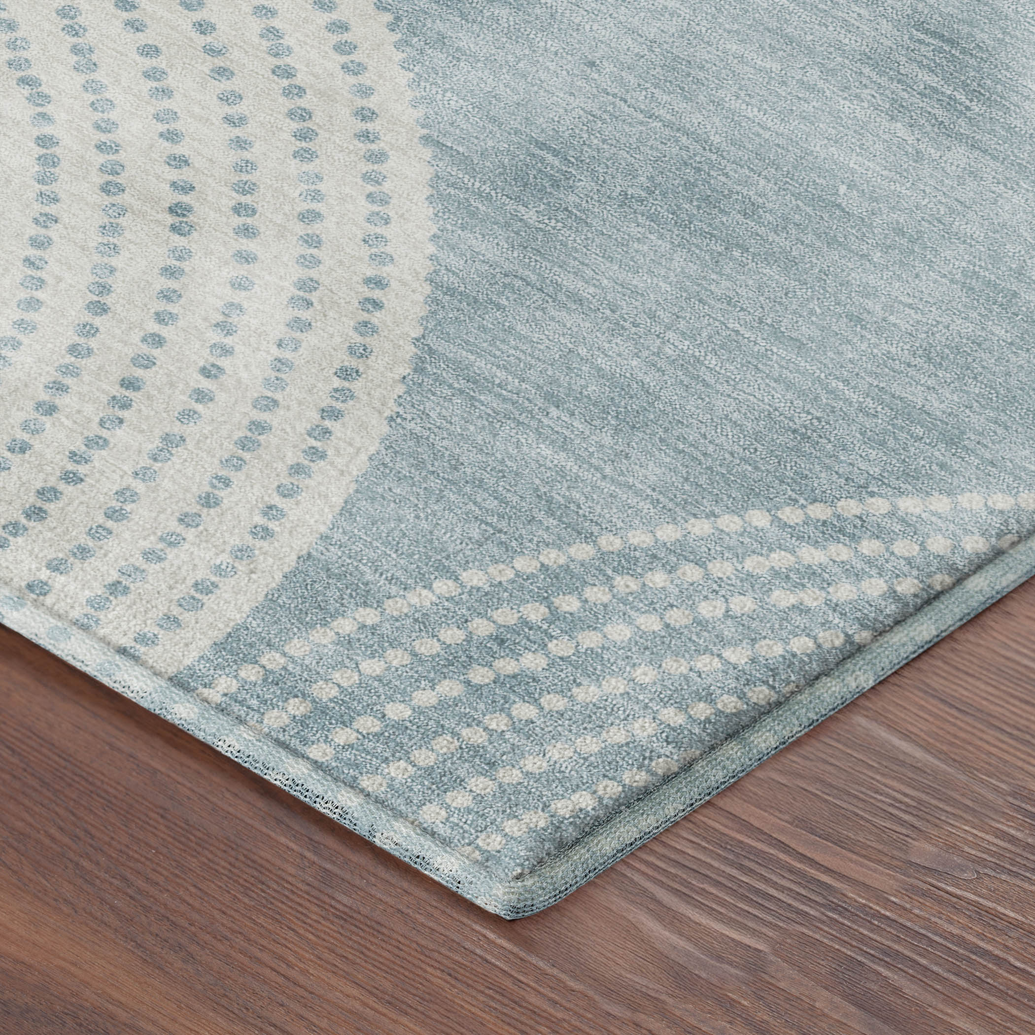 Santorini Machine Washable Transitional Denim Blue Rug 1'8" x 2'6" #shape_Rectangle