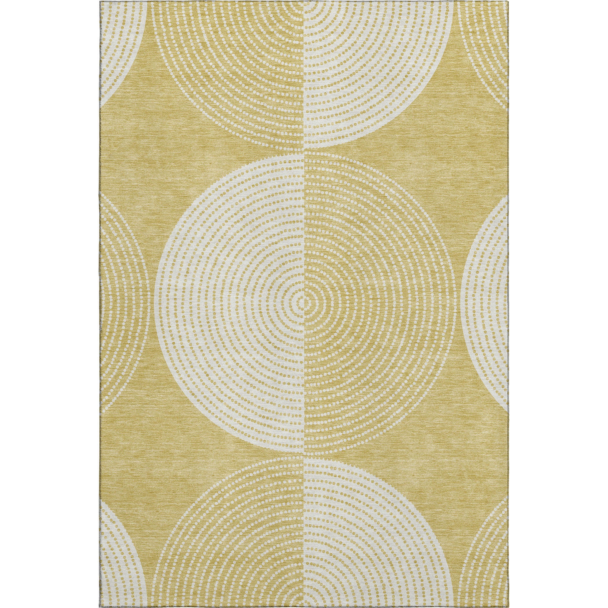 Santorini Machine Washable Transitional Gold Rug 2'6" x 3'10" #shape_Rectangle