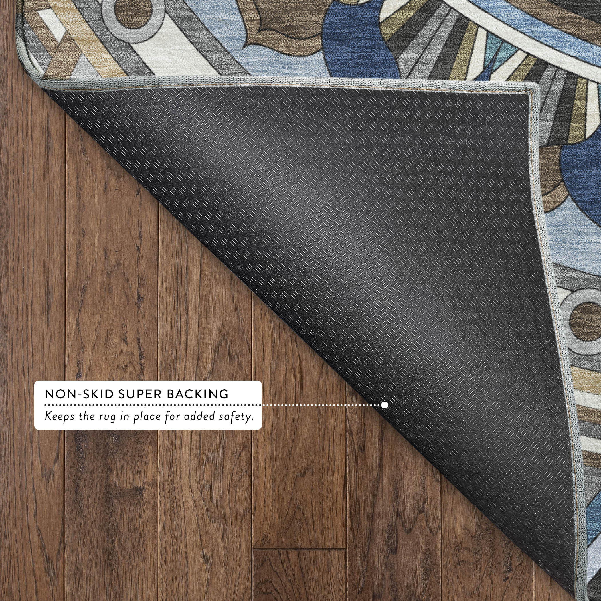 Split Machine Washable Transitional Denim Blue Rug 1'8" x 2'6" #shape_Rectangle