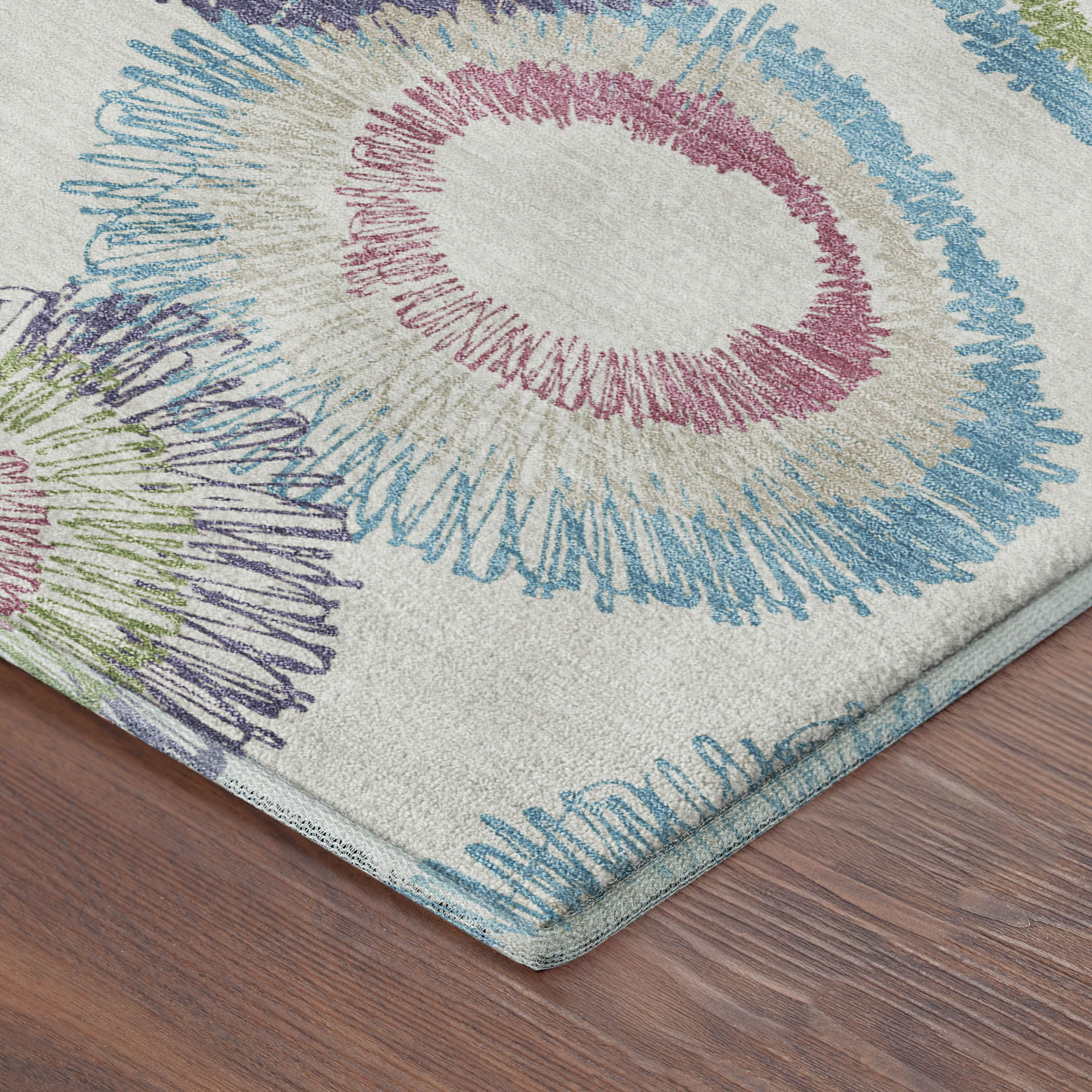 Kyoto Machine Washable Transitional Pearl Ivory Rug 1'8" x 2'6" #shape_Rectangle