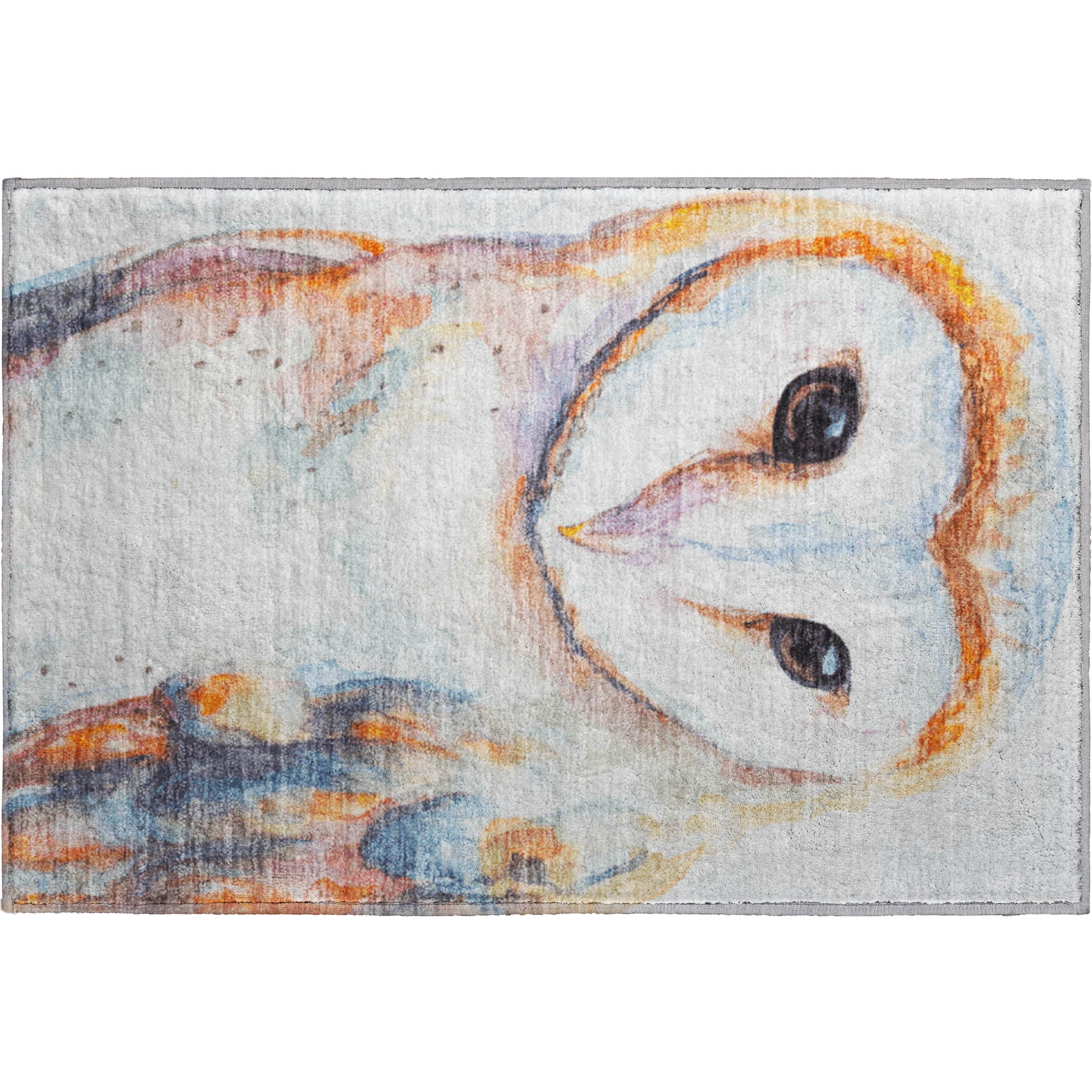 Bruges Machine Washable Transitional Ivory Rug 1'8" x 2'6" #shape_Rectangle
