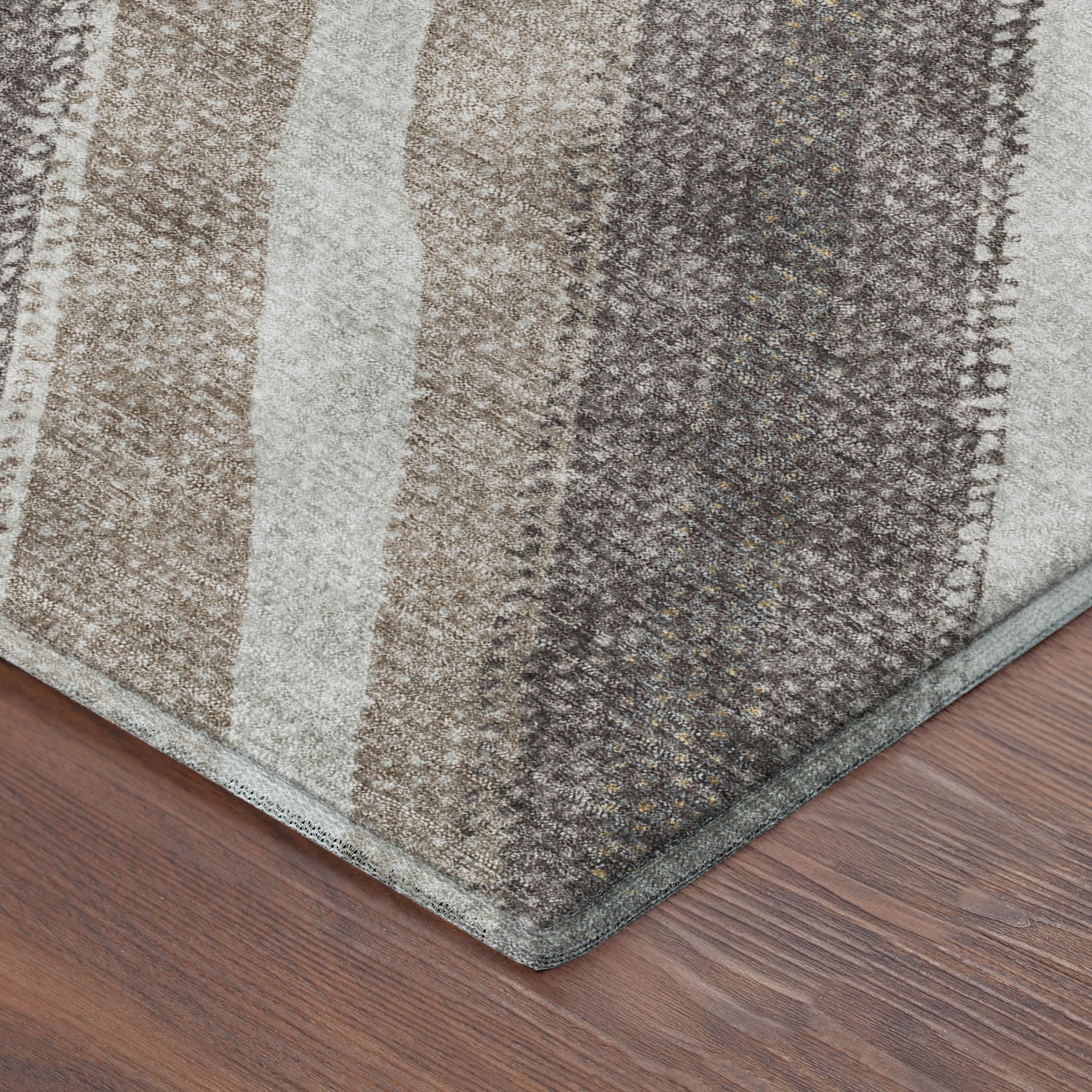 Luang Prabang Machine Washable Transitional Gold Rug 1'8" x 2'6" #shape_Rectangle