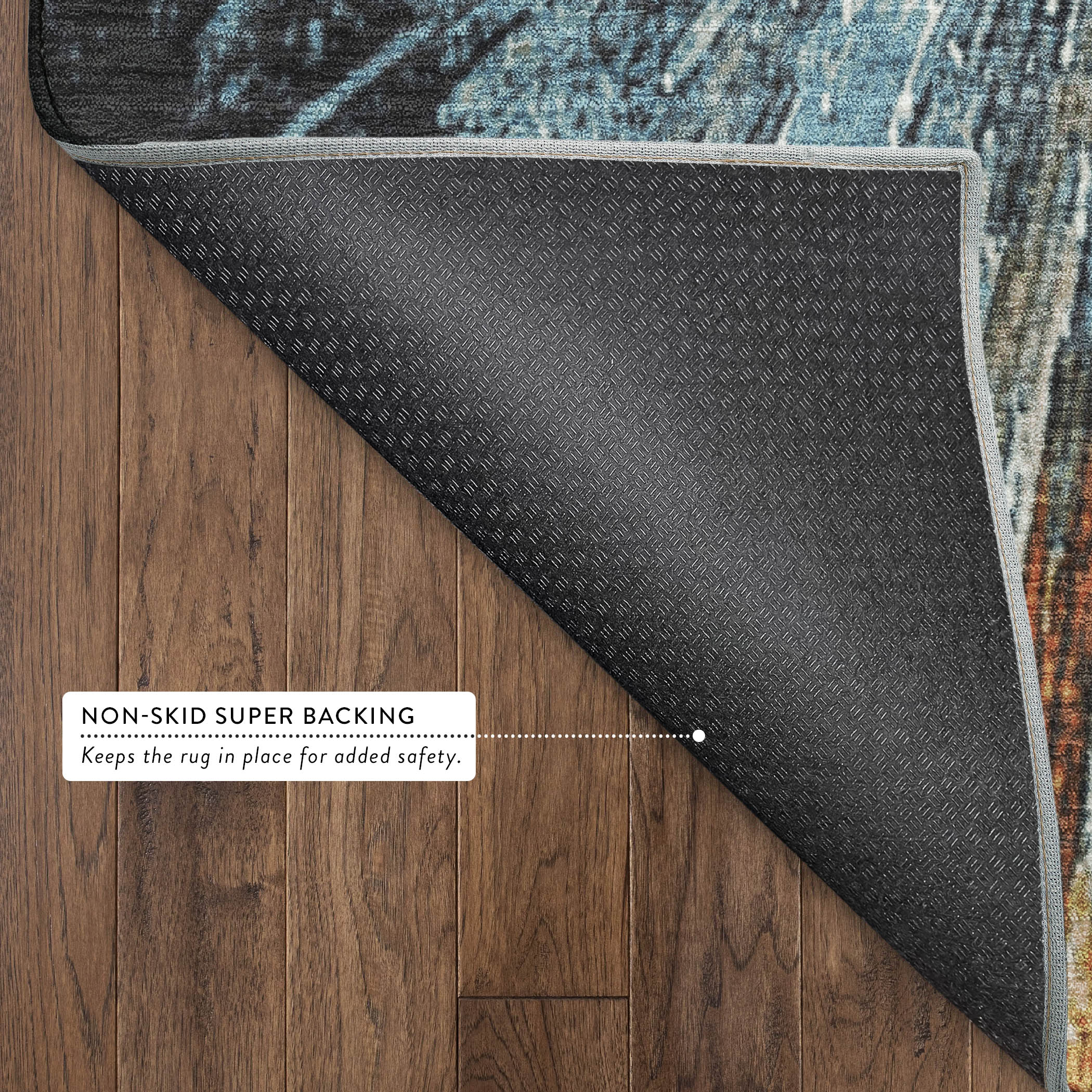 Kyoto Machine Washable Transitional Taupe Brown Rug 1'8" x 2'6" #shape_Rectangle
