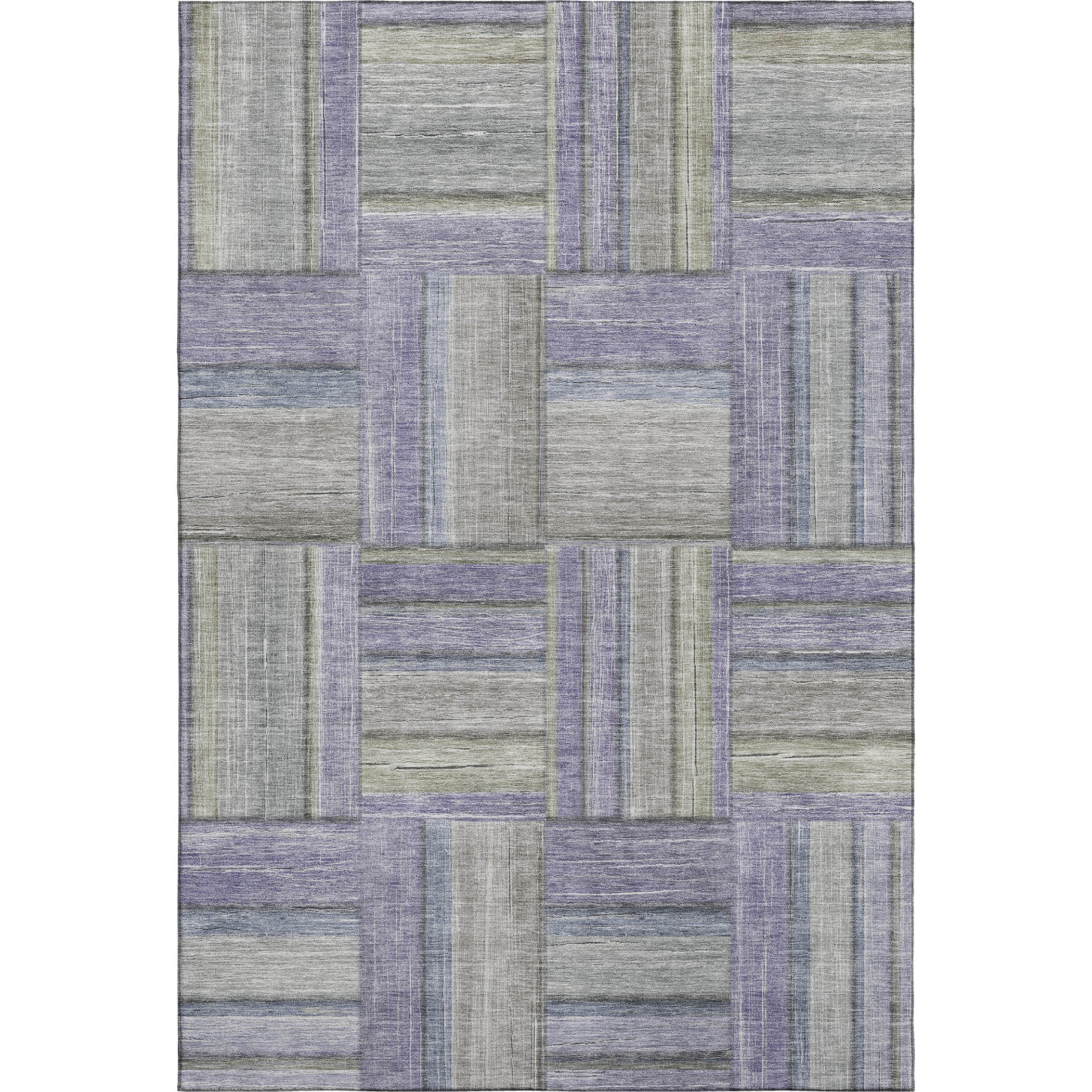 Porto Machine Washable Transitional Purple Rug 2'6" x 3'10" #shape_Rectangle