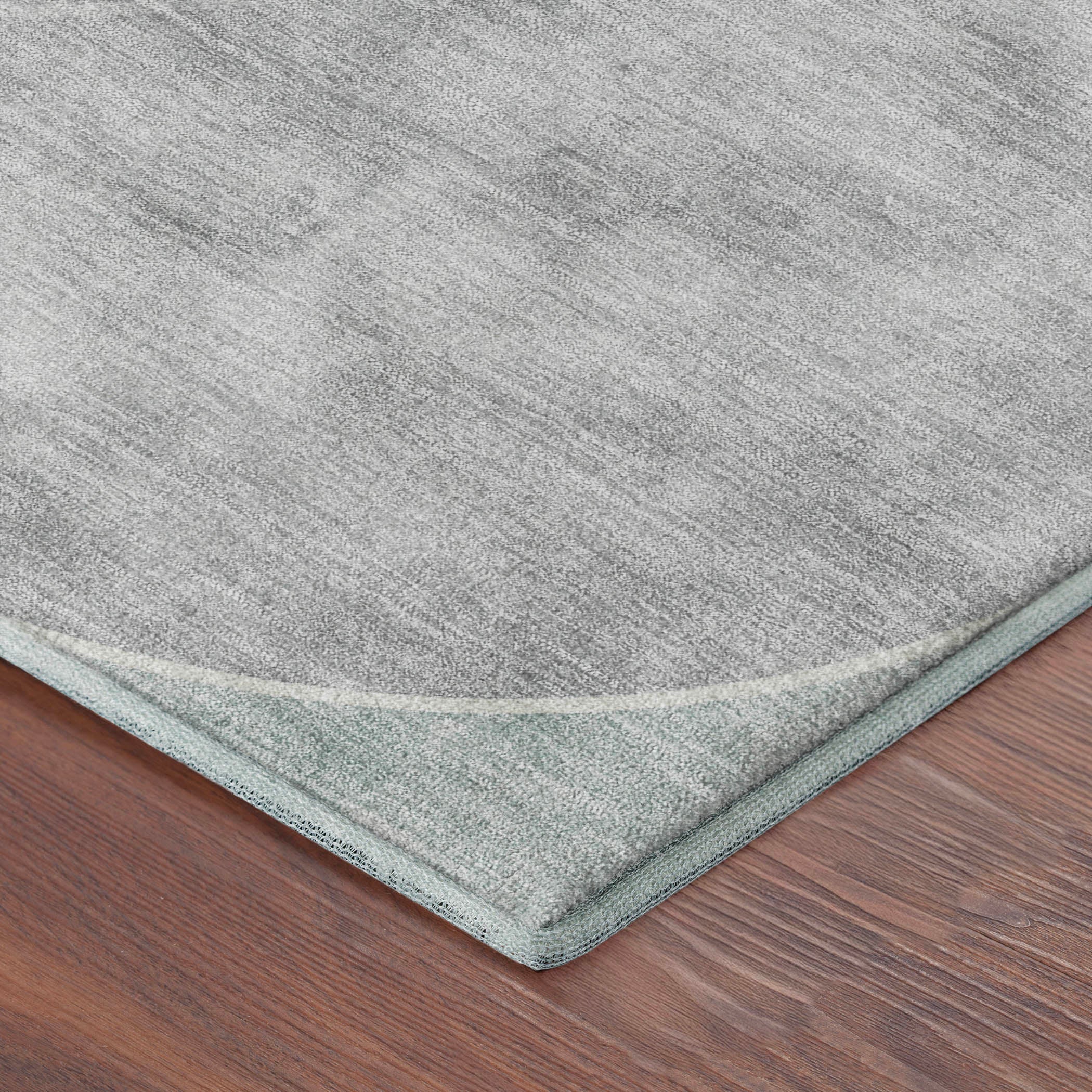 Athens Machine Washable Transitional Teal Rug 1'8" x 2'6" #shape_Rectangle