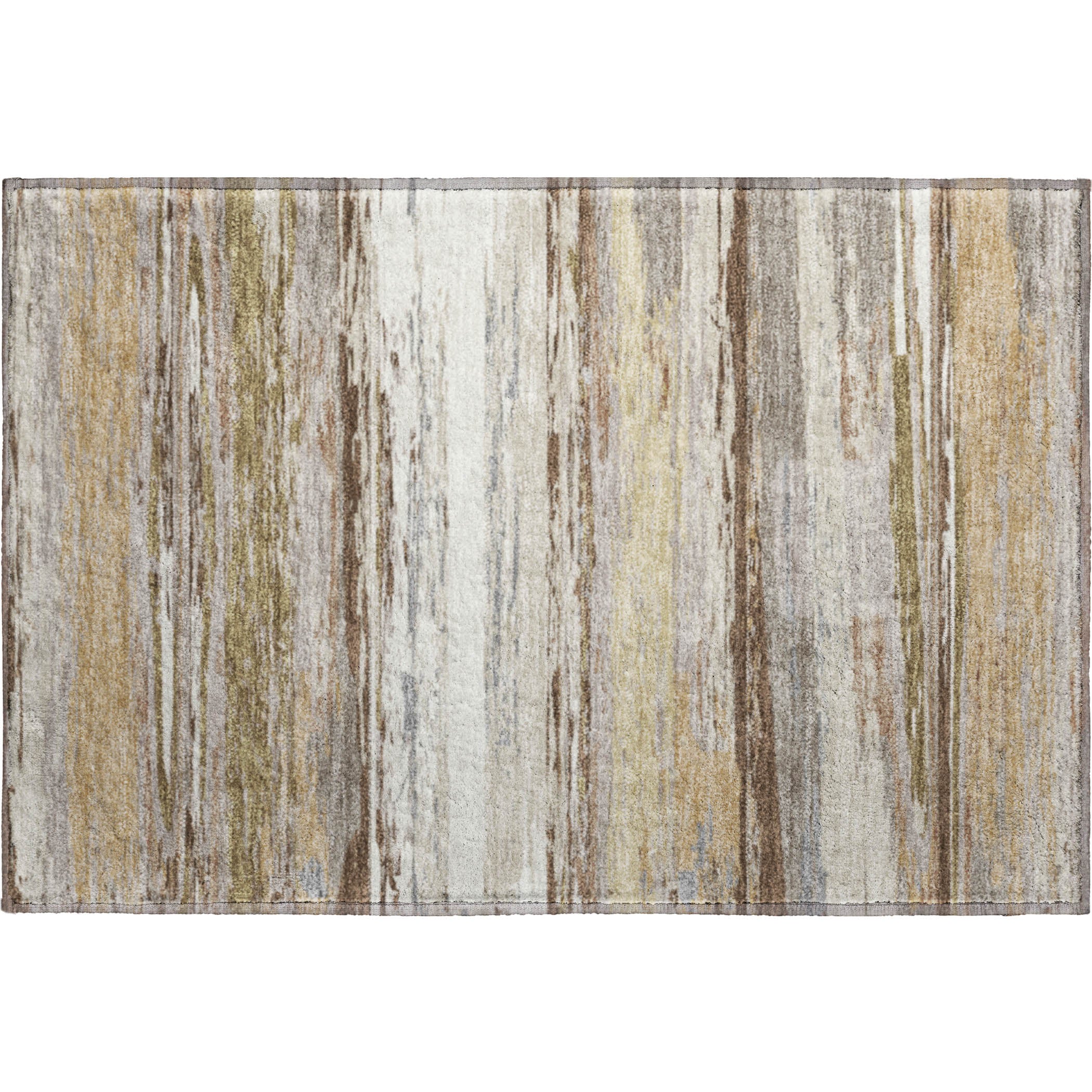 Mostar Machine Washable Transitional Beige Brown Rug 1'8" x 2'6" #shape_Rectangle