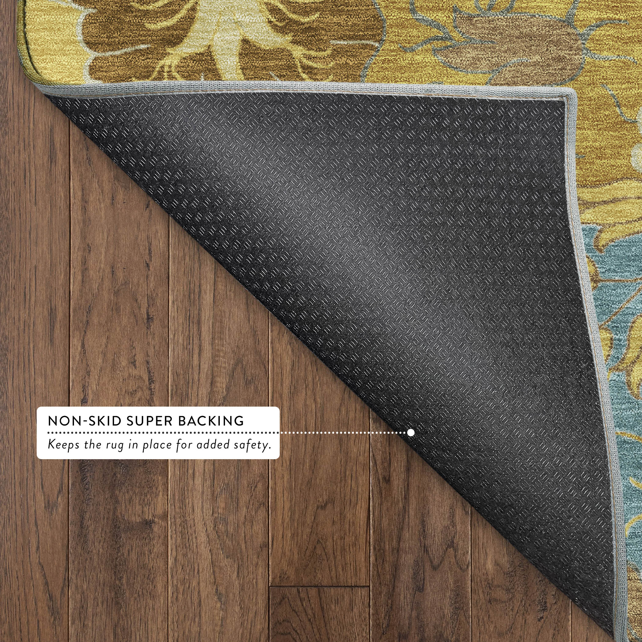 Istanbul Machine Washable Transitional Aqua Teal Rug 1'8" x 2'6" #shape_Rectangle