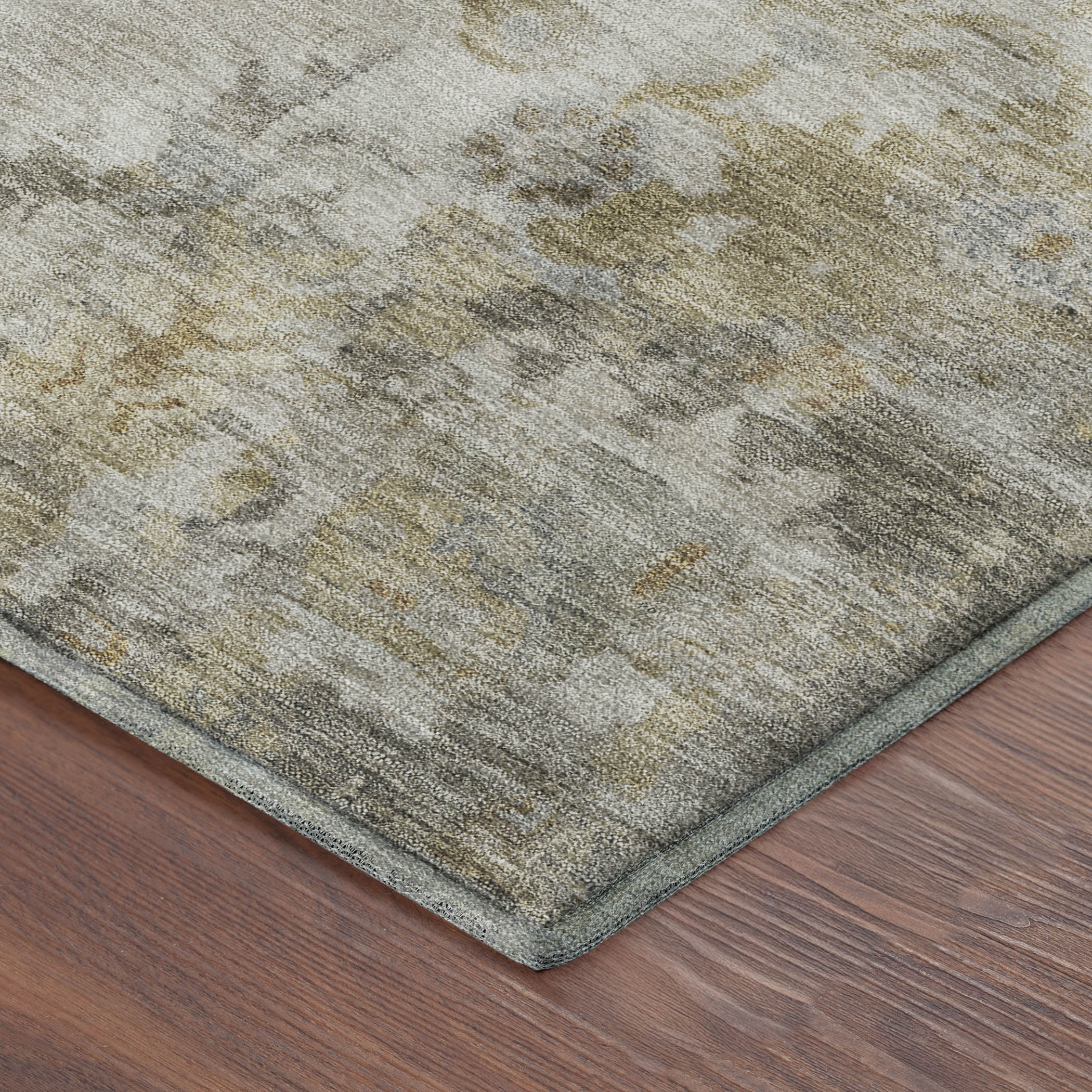 Sintra Machine Washable Traditional Taupe Brown Rug 1'8" x 2'6" #shape_Rectangle