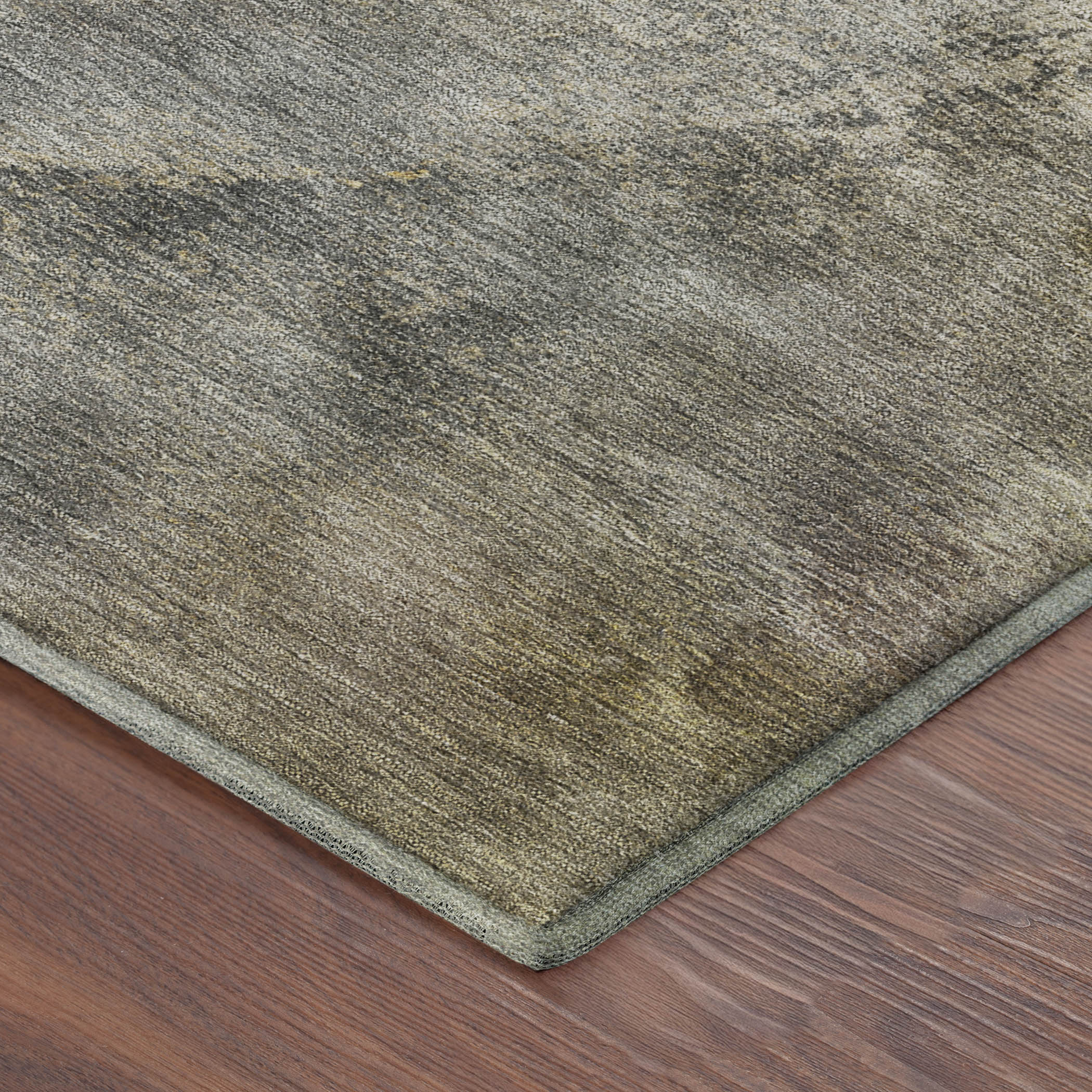 Sintra Machine Washable Transitional Pewter Gray Rug 1'8" x 2'6" #shape_Rectangle
