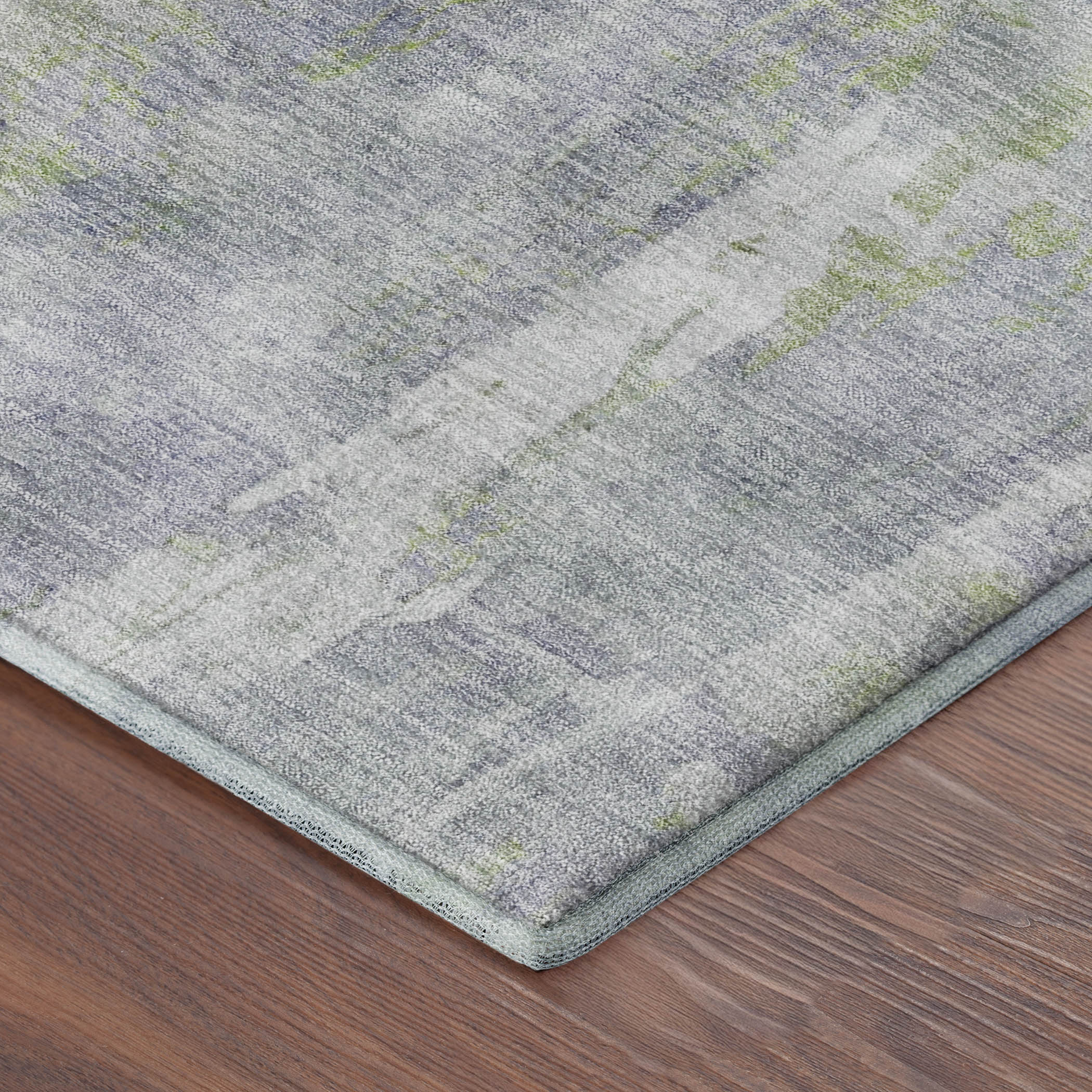 Dubrovnik Machine Washable Transitional Plum Purple Rug 1'8" x 2'6" #shape_Rectangle