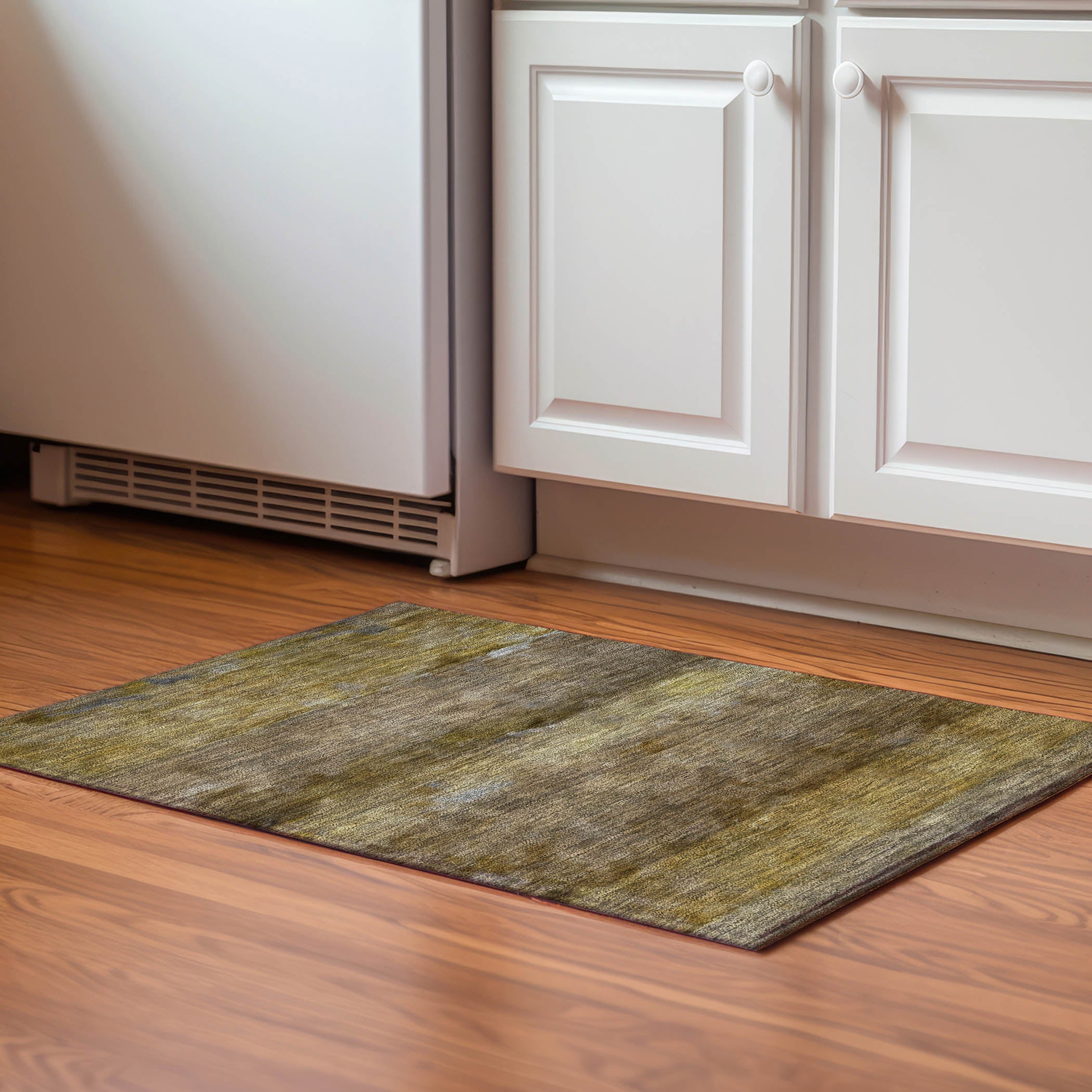 Cartagena Machine Washable Transitional Brown Rug 1'8" x 2'6" #shape_Rectangle