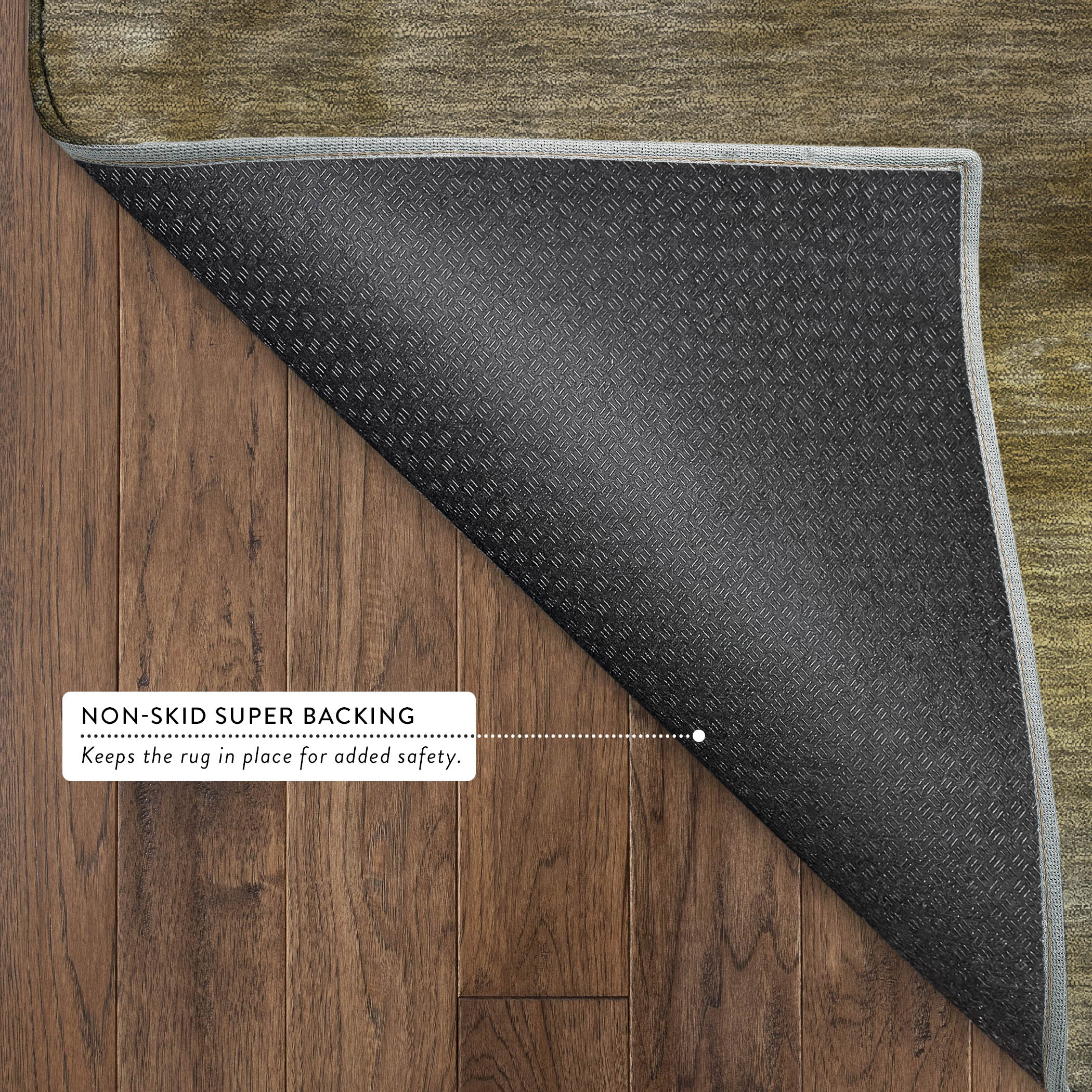 Cartagena Machine Washable Transitional Brown Rug 1'8" x 2'6" #shape_Rectangle