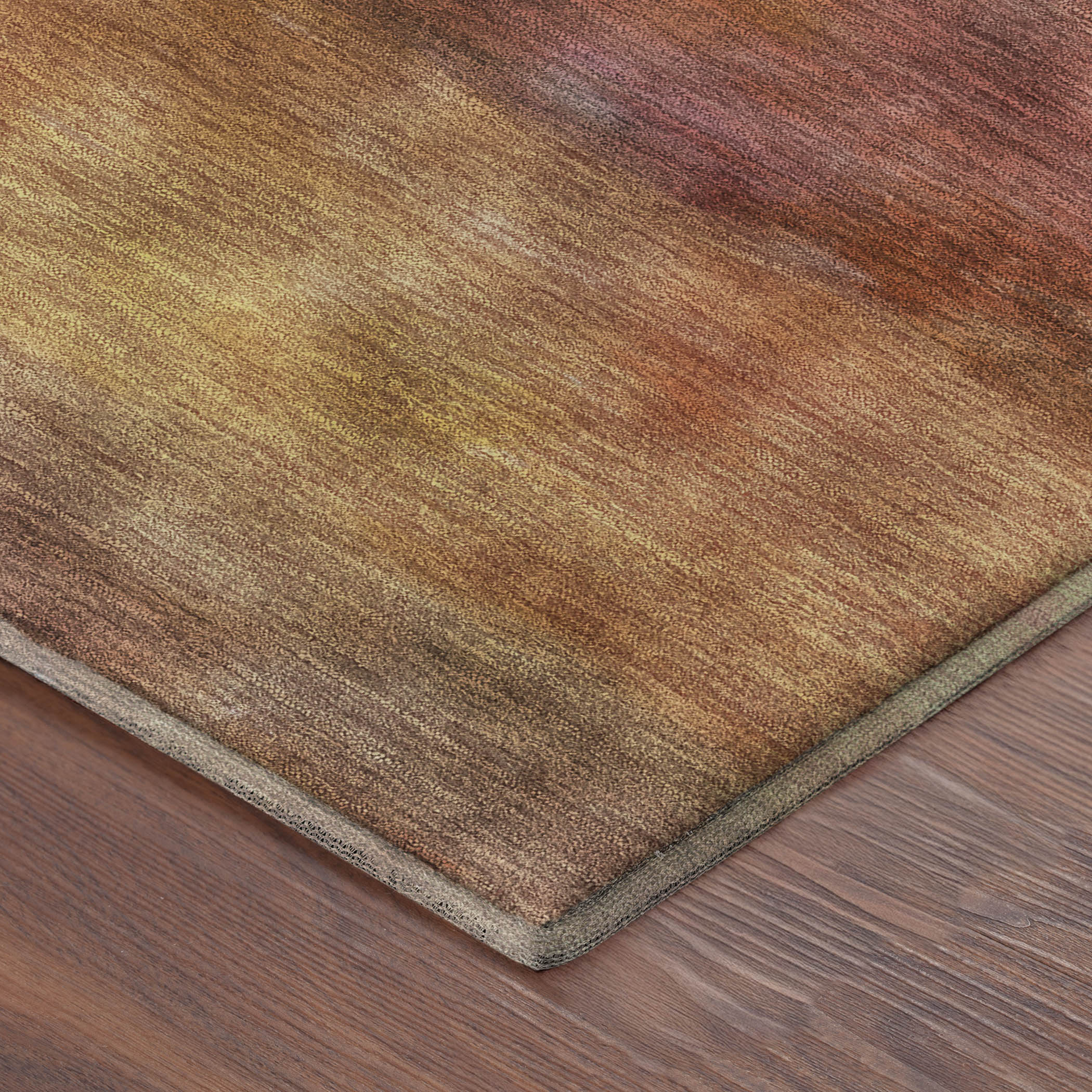 Cartagena Machine Washable Transitional Orange Rug 1'8" x 2'6" #shape_Rectangle