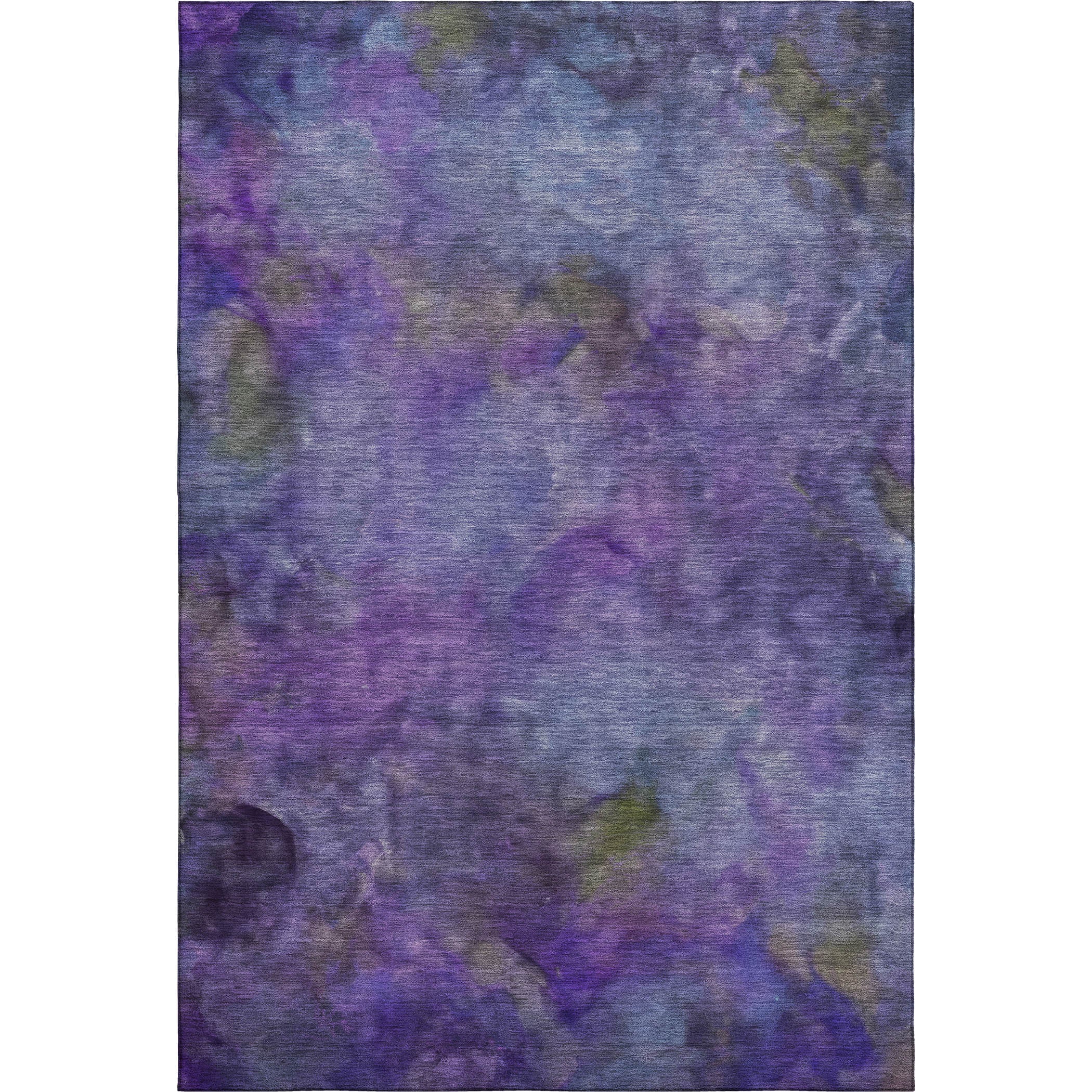 Porto Machine Washable Transitional Purple Rug 3' x 5' #shape_Rectangle