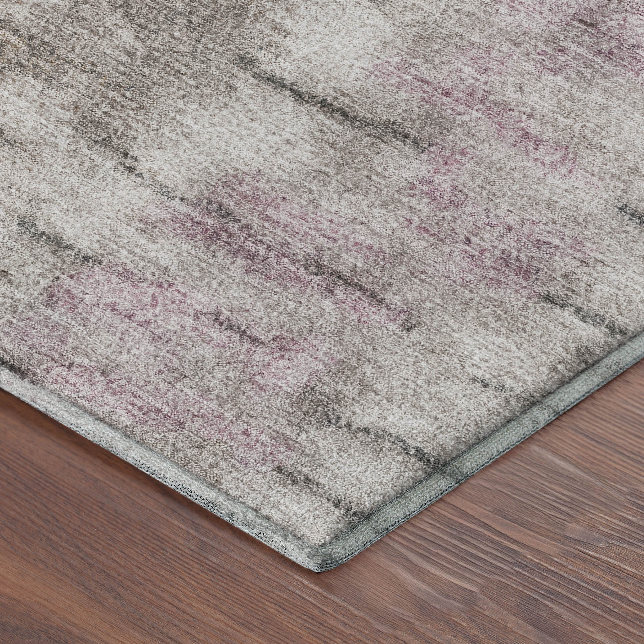 Marrakech Machine Washable Transitional Brown Rug 1'8" x 2'6" #shape_Rectangle