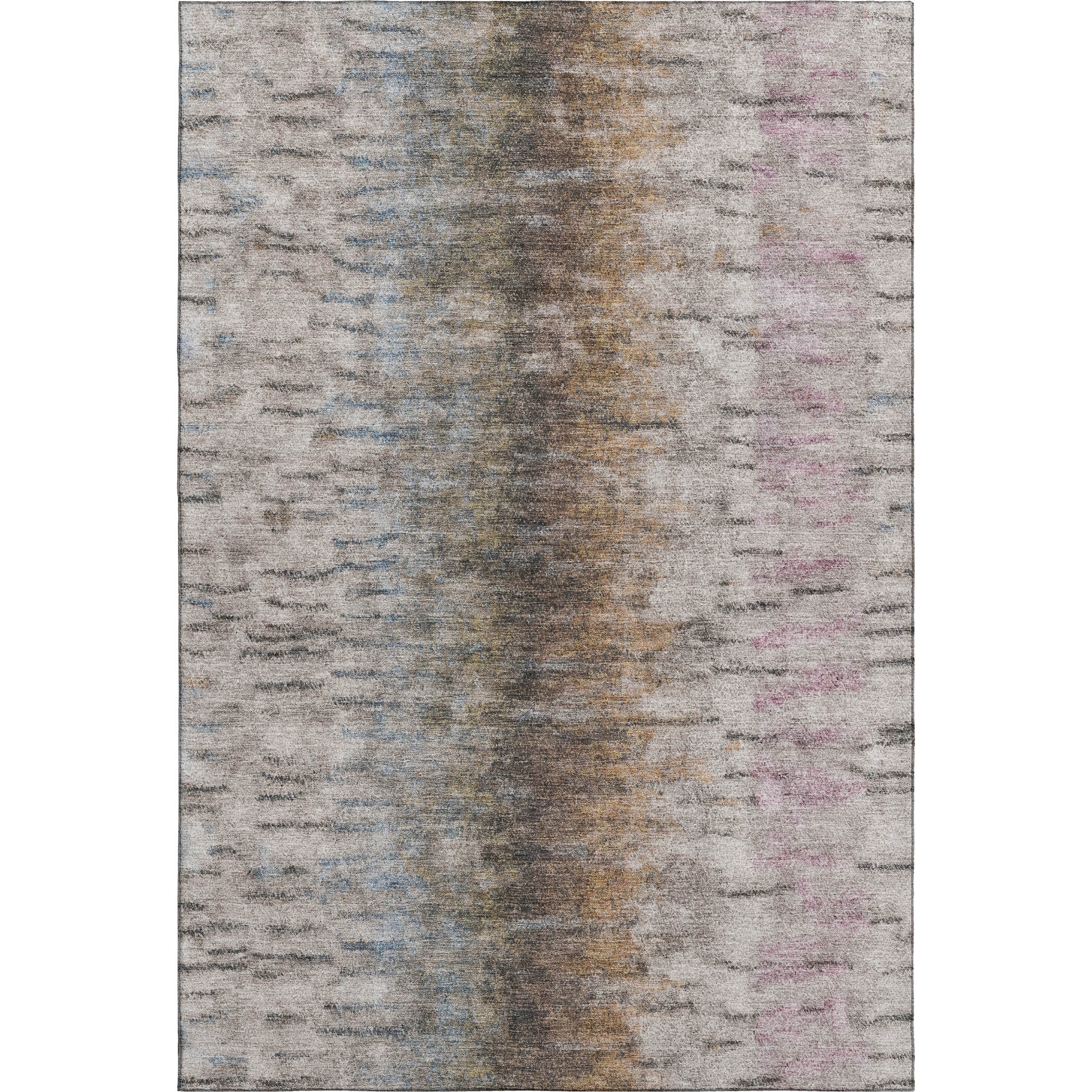 Marrakech Machine Washable Transitional Brown Rug 3' x 5' #shape_Rectangle