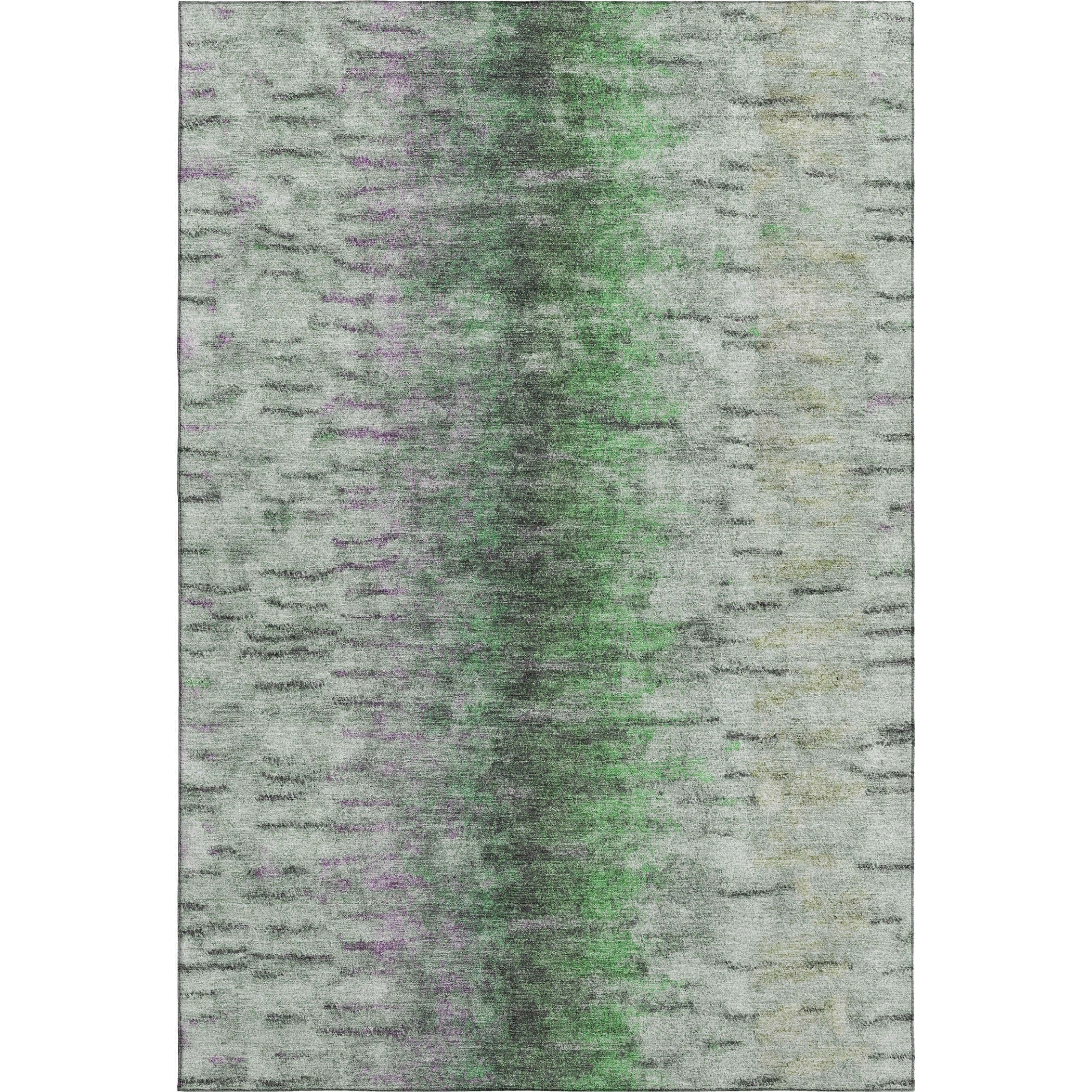 Marrakech Machine Washable Transitional Green Rug 3' x 5' #shape_Rectangle