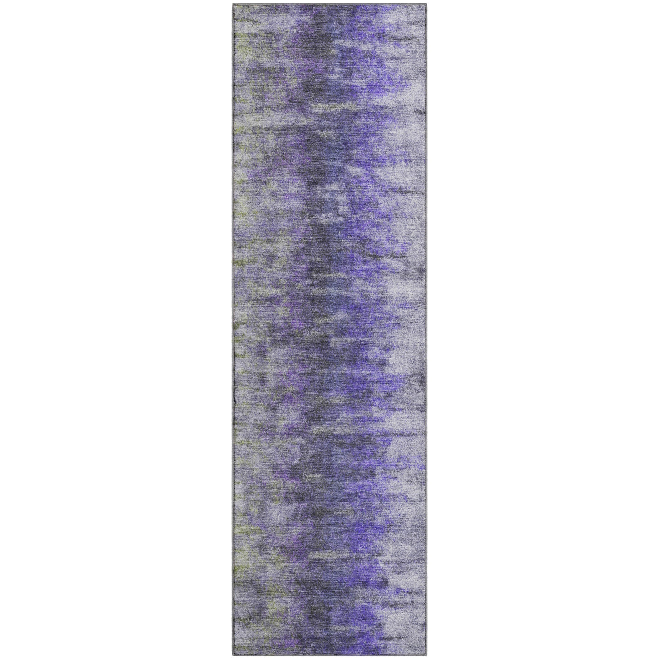Marrakech Machine Washable Transitional Purple Rug 2'3" x 7'6" #shape_Runner