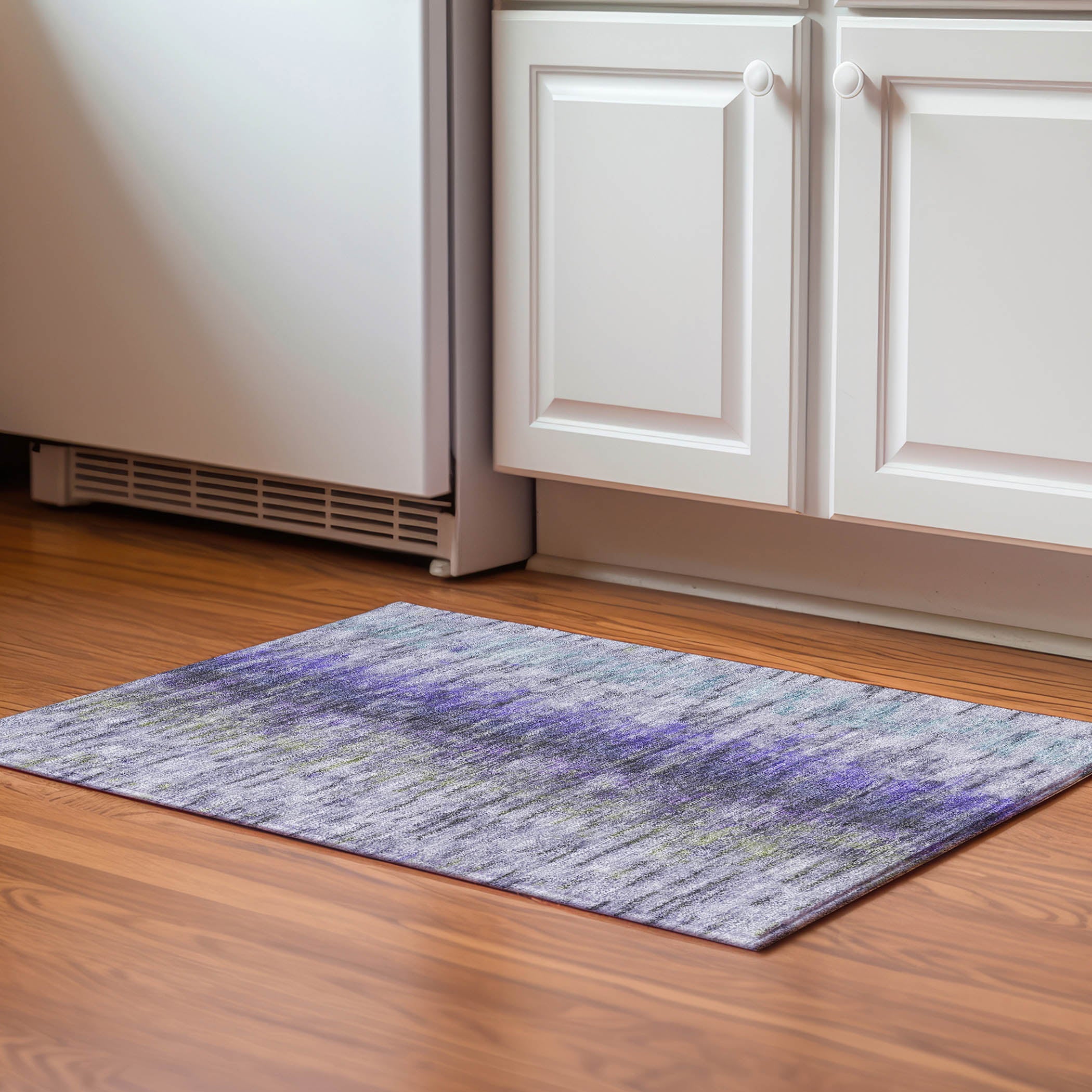Marrakech Machine Washable Transitional Purple Rug 1'8" x 2'6" #shape_Rectangle